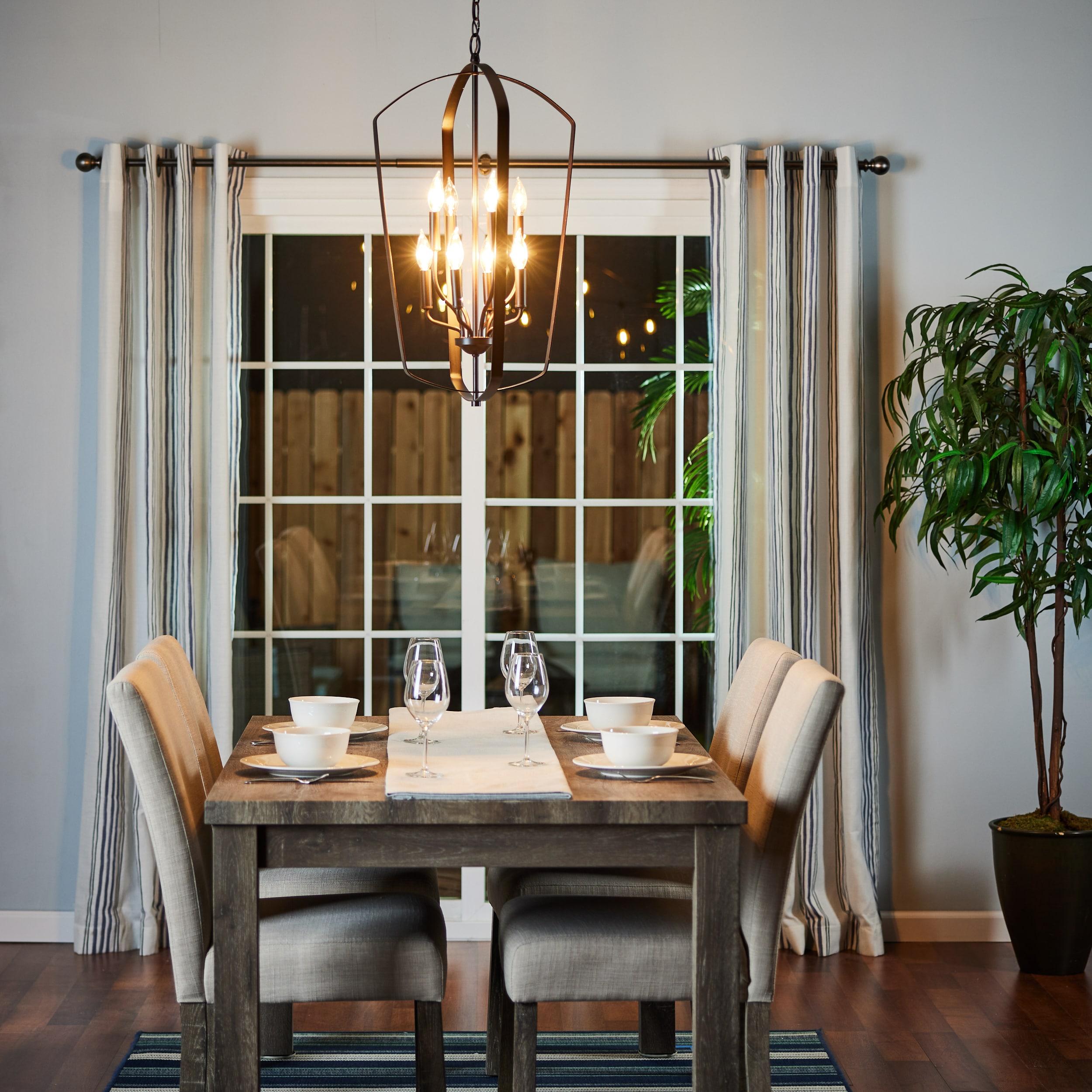 Romee 8-Light Bronze Aluminum Indoor/Outdoor Pendant