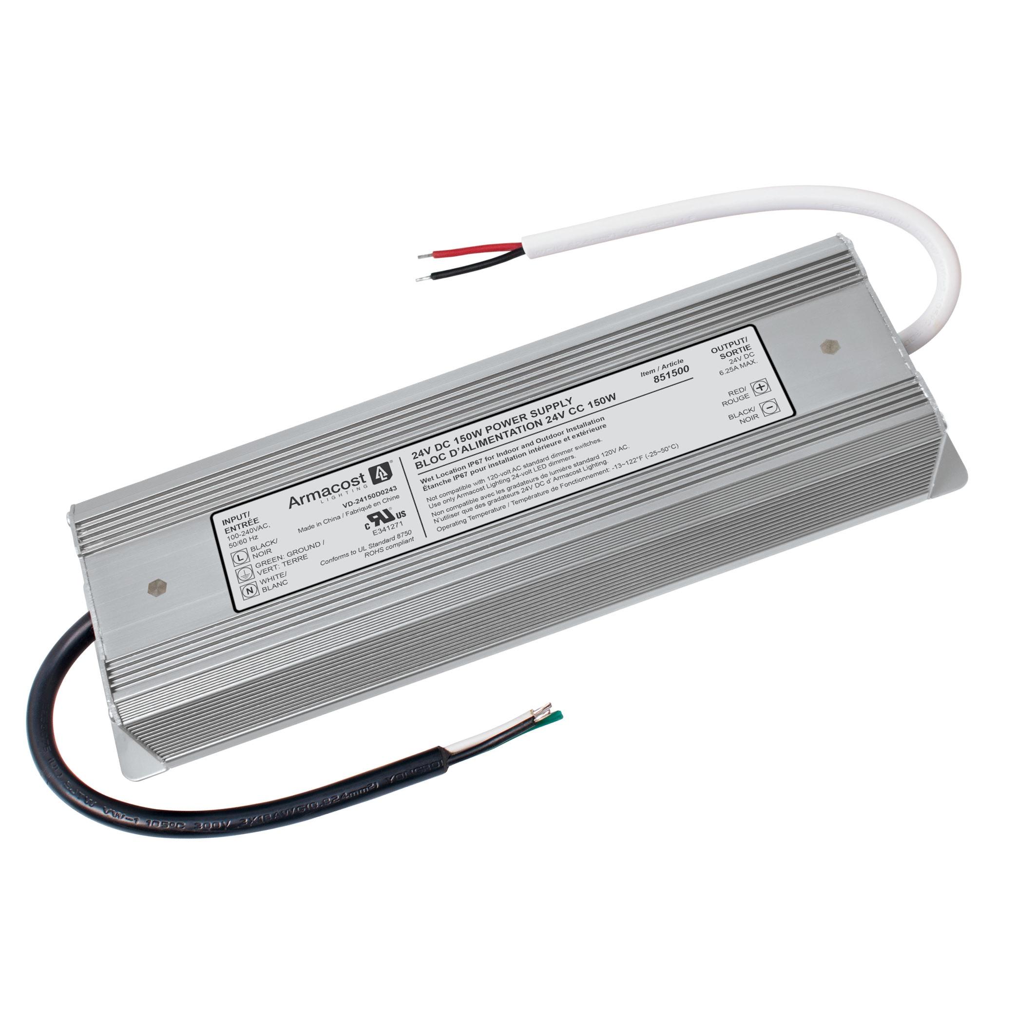 Standard Indoor/Outdoor LED Driver 24V DC, 150W Electronic Transformer