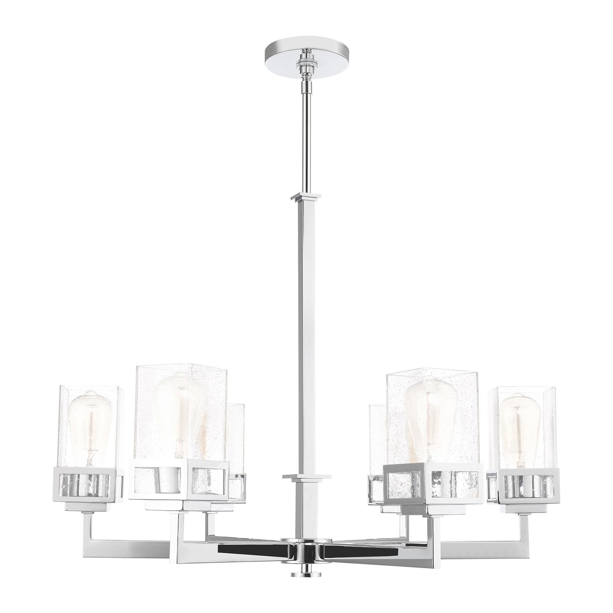 Livex Lighting Harding 6 - Light Chandelier in  Polished Chrome