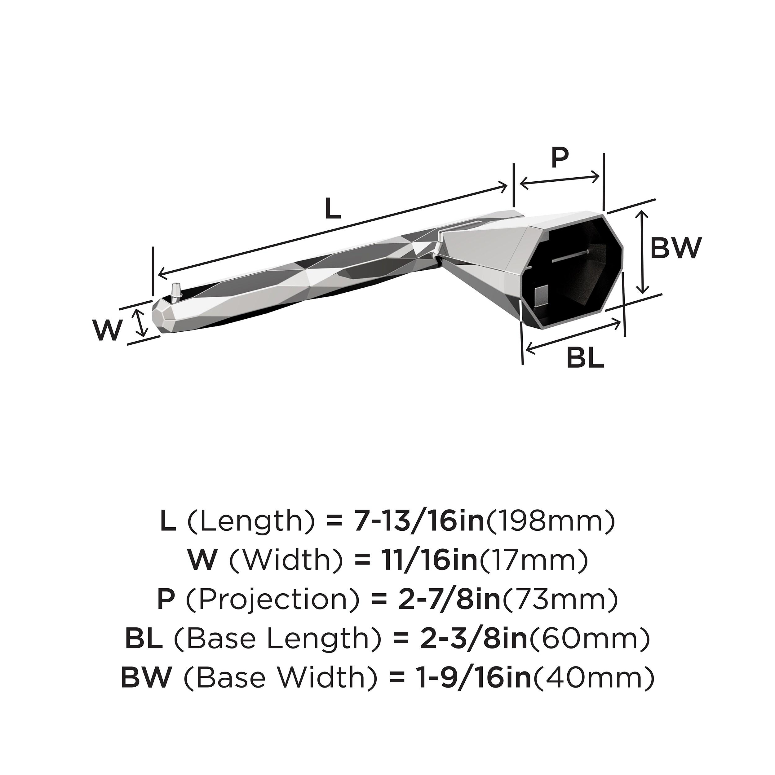 Amerock St. Vincent Chrome Single Post Toilet Paper Holder