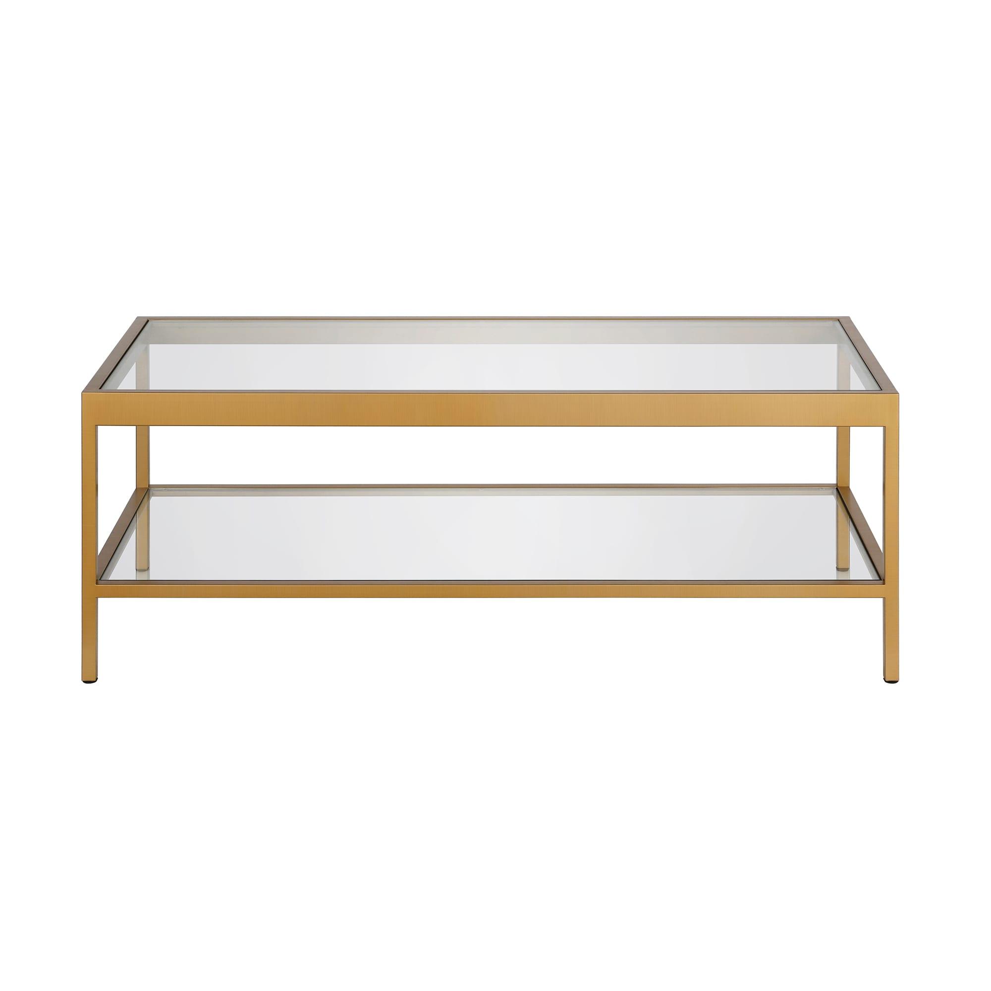 Henn&Hart Traditional Metal Coffee Table Brass