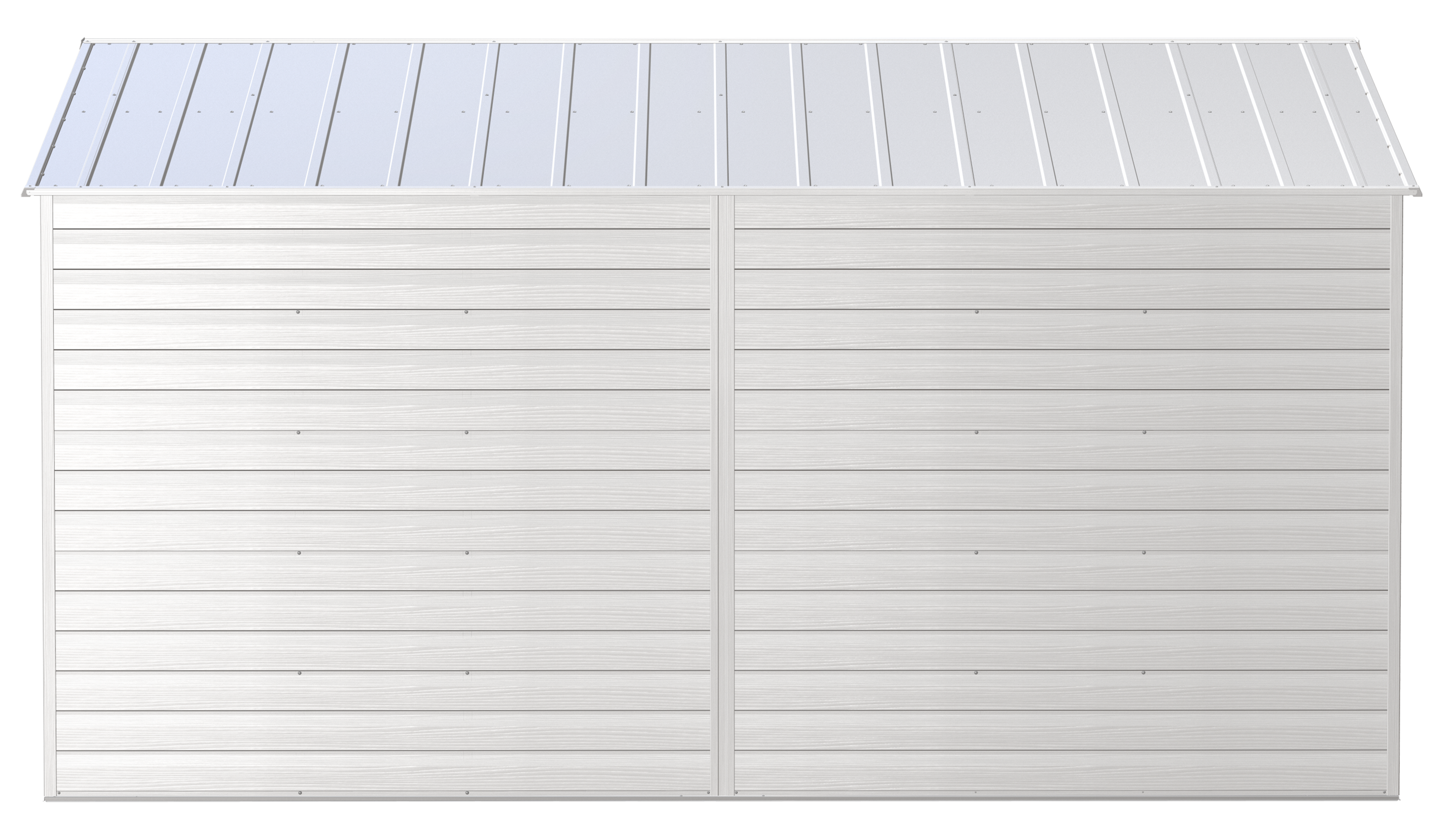 10 ft. W x 14 ft. D Steel Horizontal Storage Shed