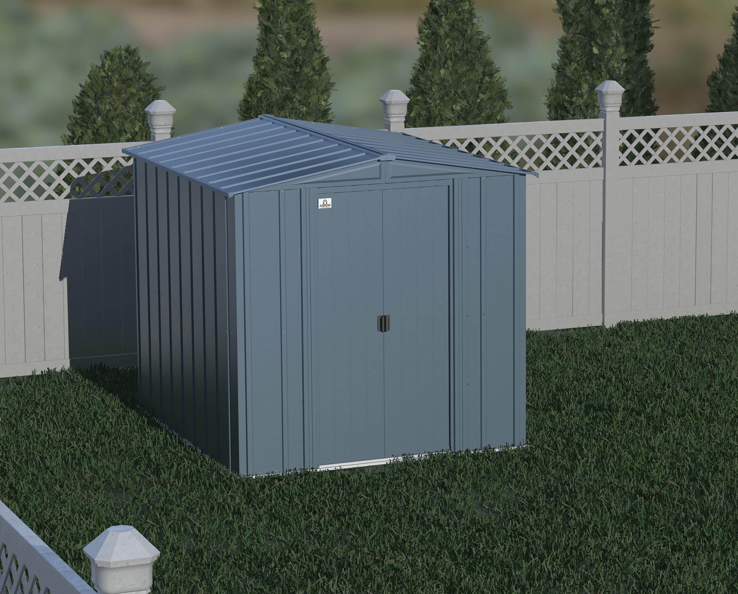 Arrow 6 ft. W x 7 ft. D Steel Vertical Storage Shed