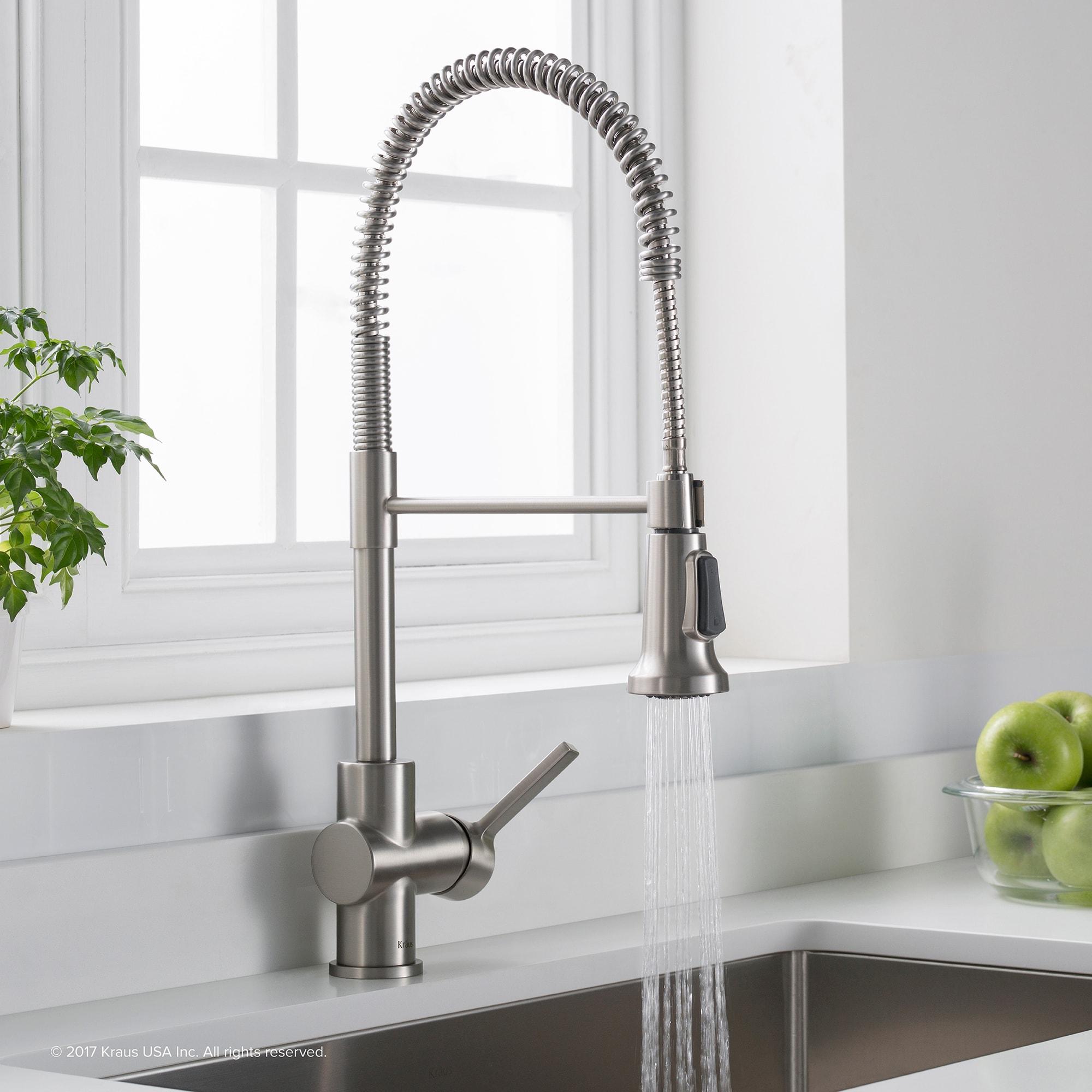 KRAUS Britt Single Handle Commercial Style Kitchen Faucet