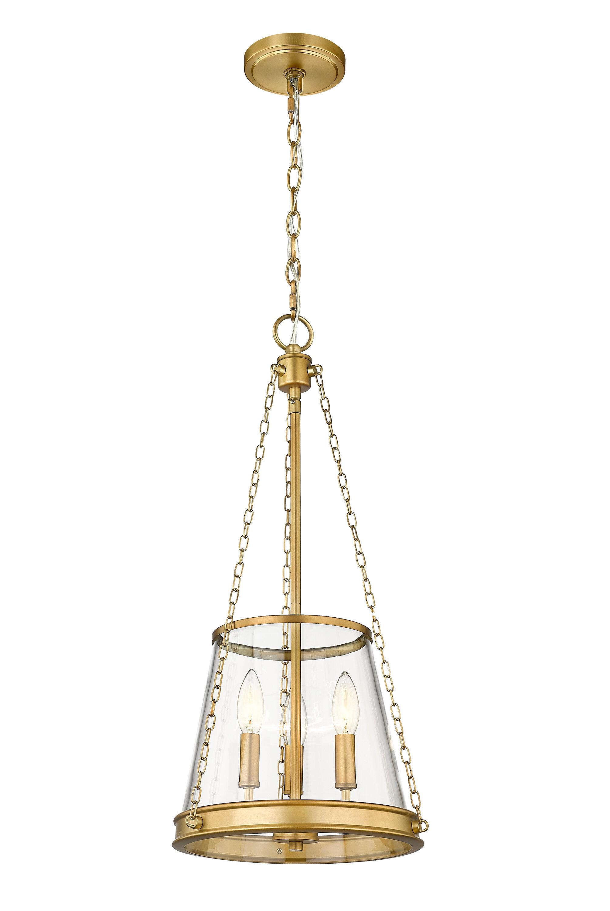 Z-Lite Prescott 3 - Light Pendant in  Rubbed Brass