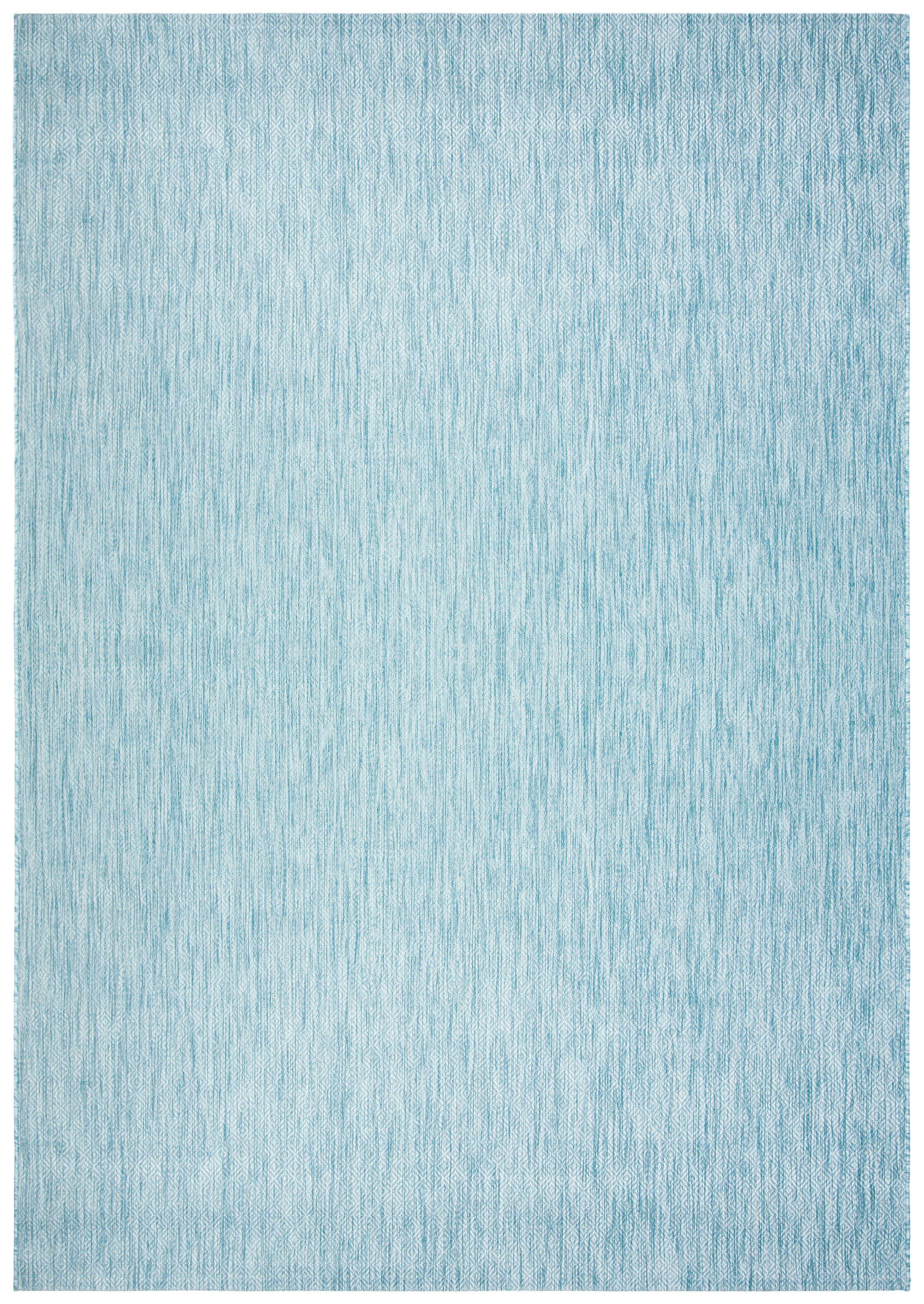 Courtyard CY8520 Power Loomed Indoor and Outdoor Area Rug - Aqua/Aqua - 8'x10' - Safavieh