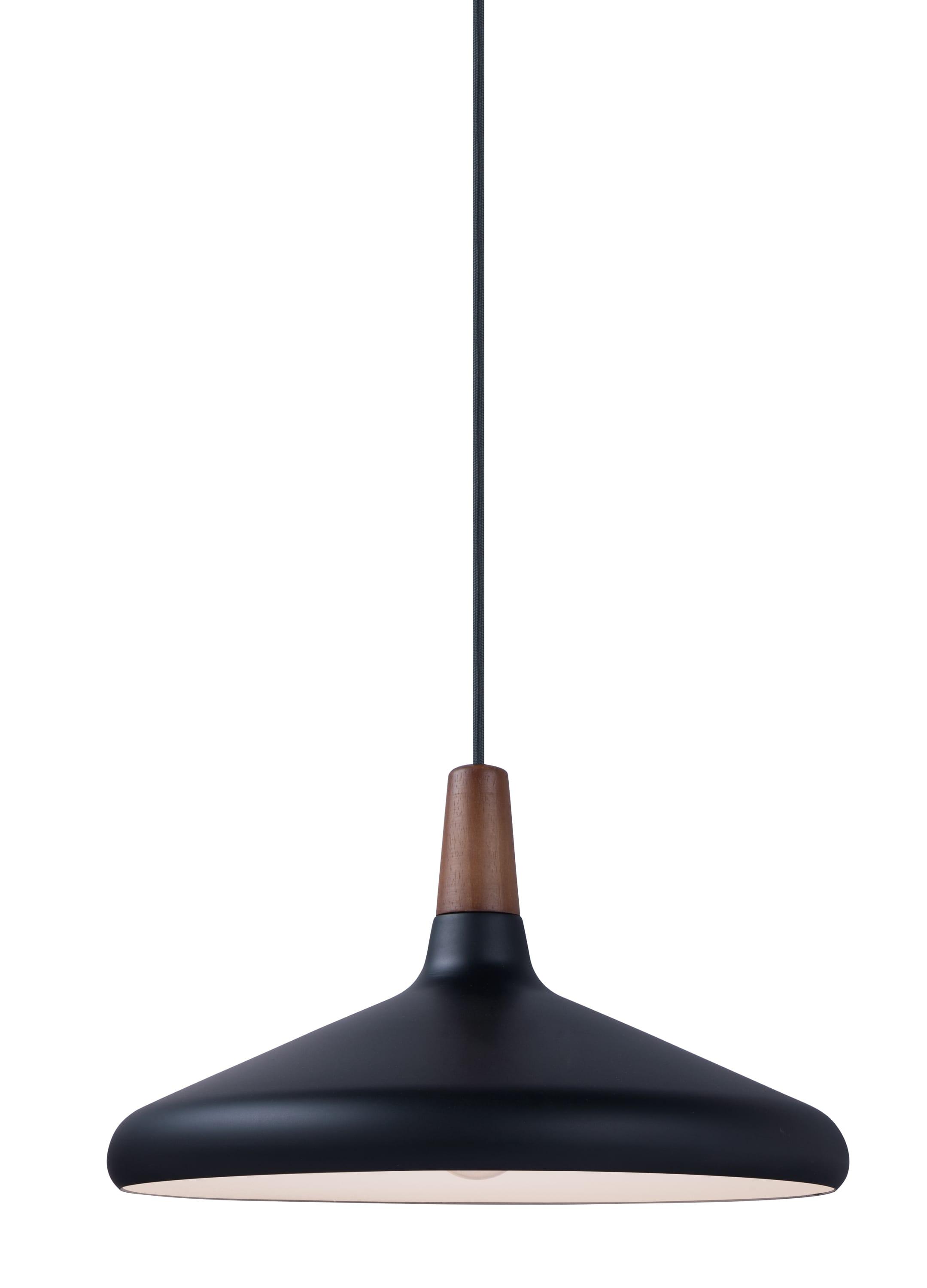 Maxim Lighting Nordic 1 - Light Pendant in  Walnut/Black