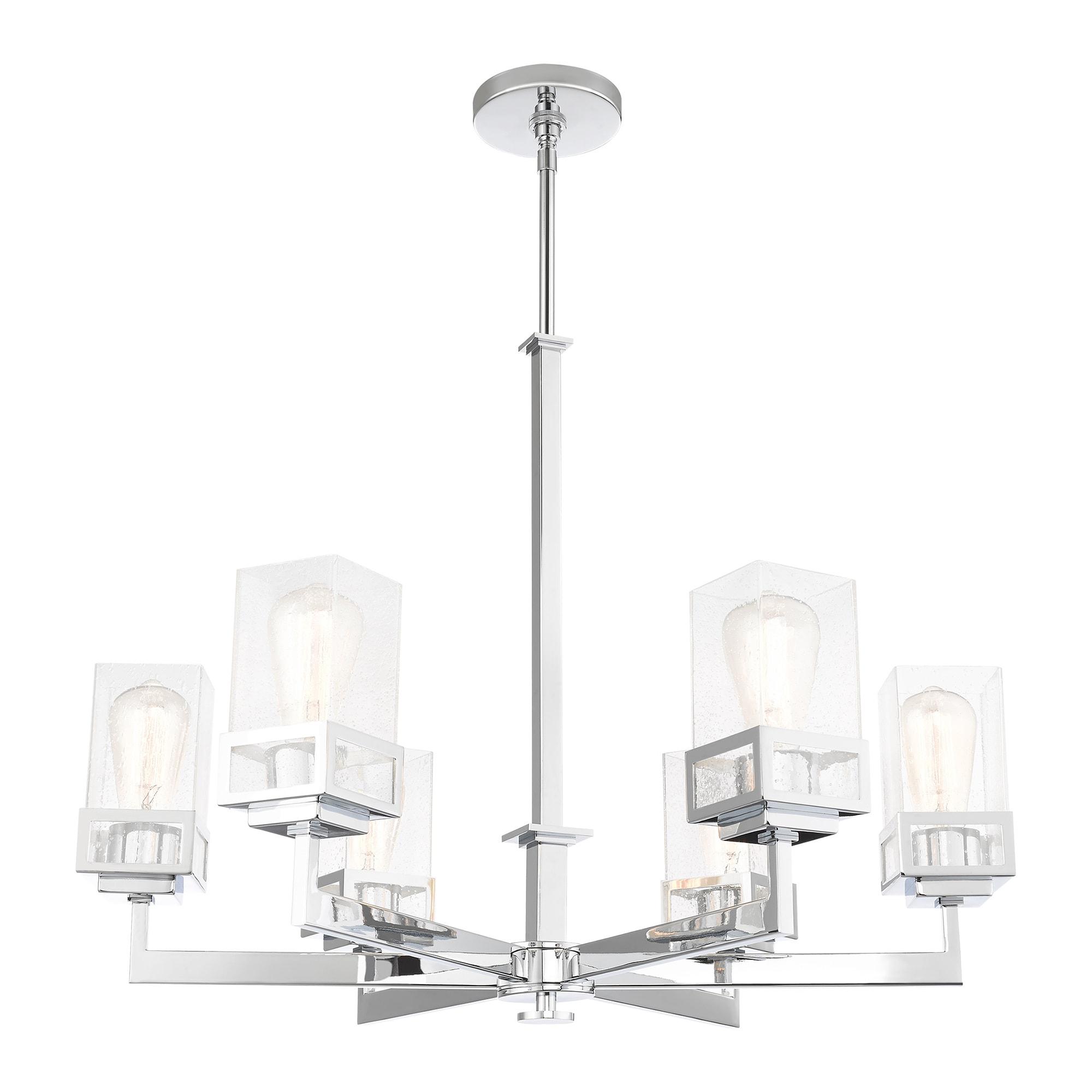Livex Lighting Harding 6 - Light Chandelier in  Polished Chrome