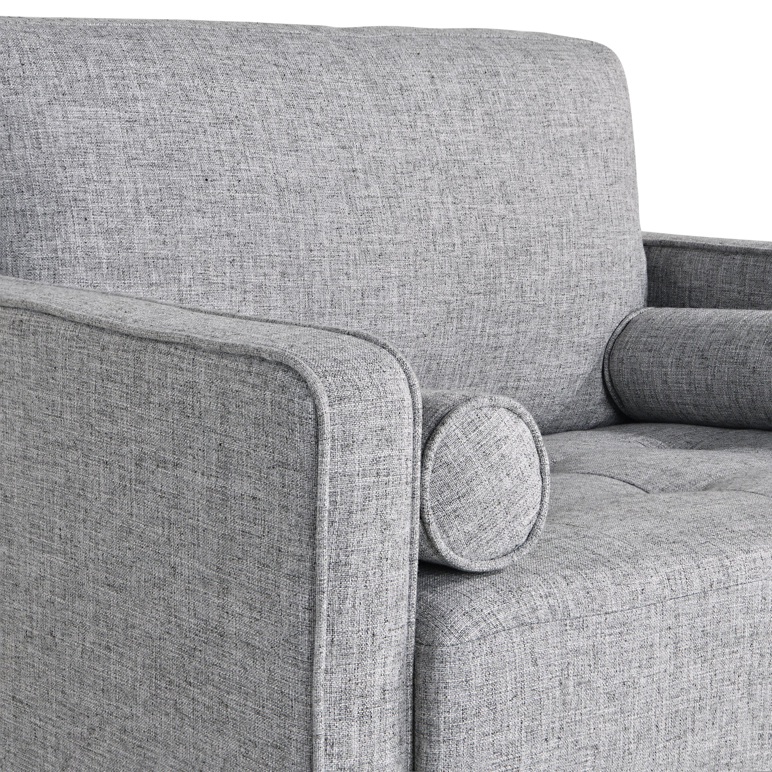Lifestyle Solutions Giovanni Chair Woven Light Gray