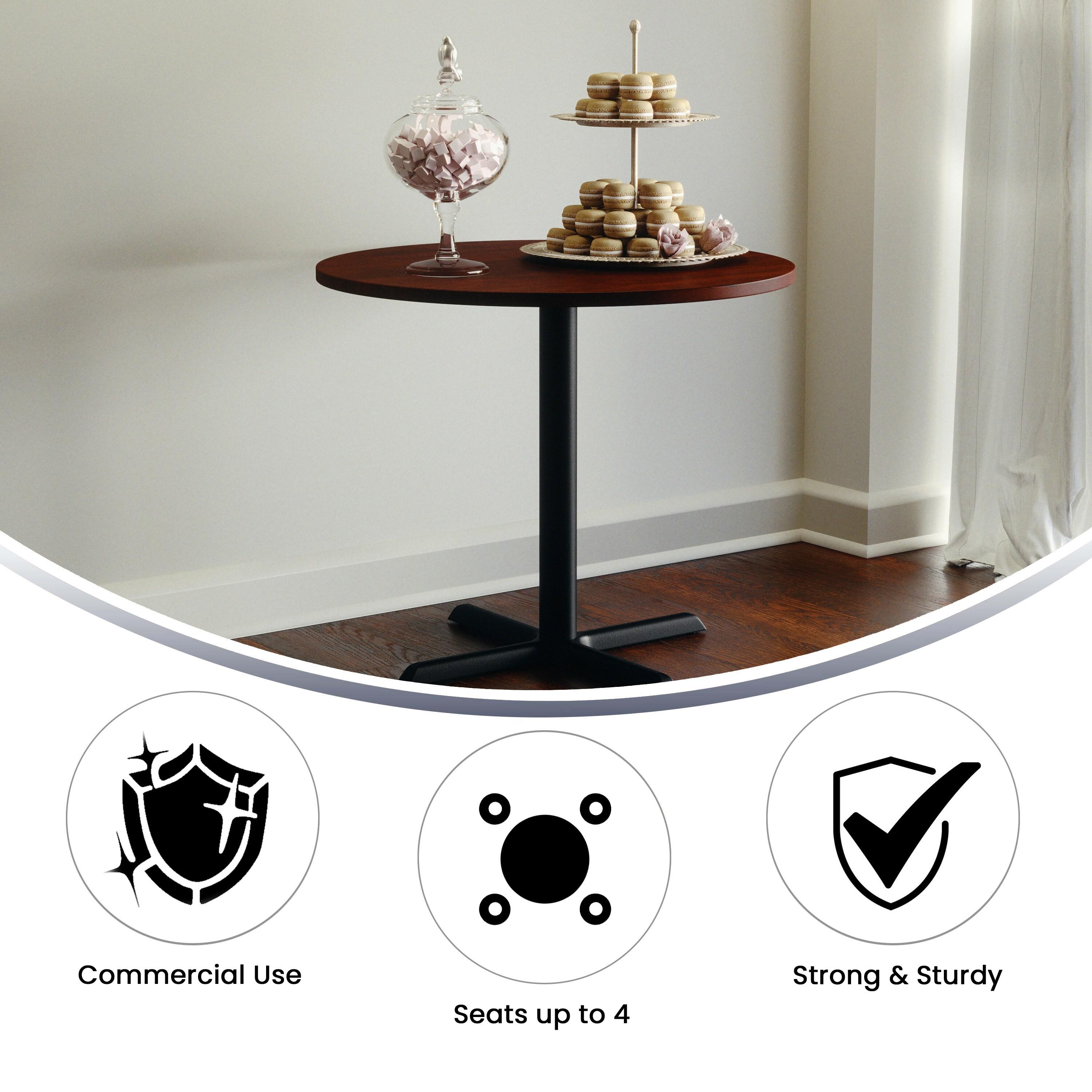 Flash Furniture 36" Round Multi-Purpose Conference Table - Meeting Table for Office