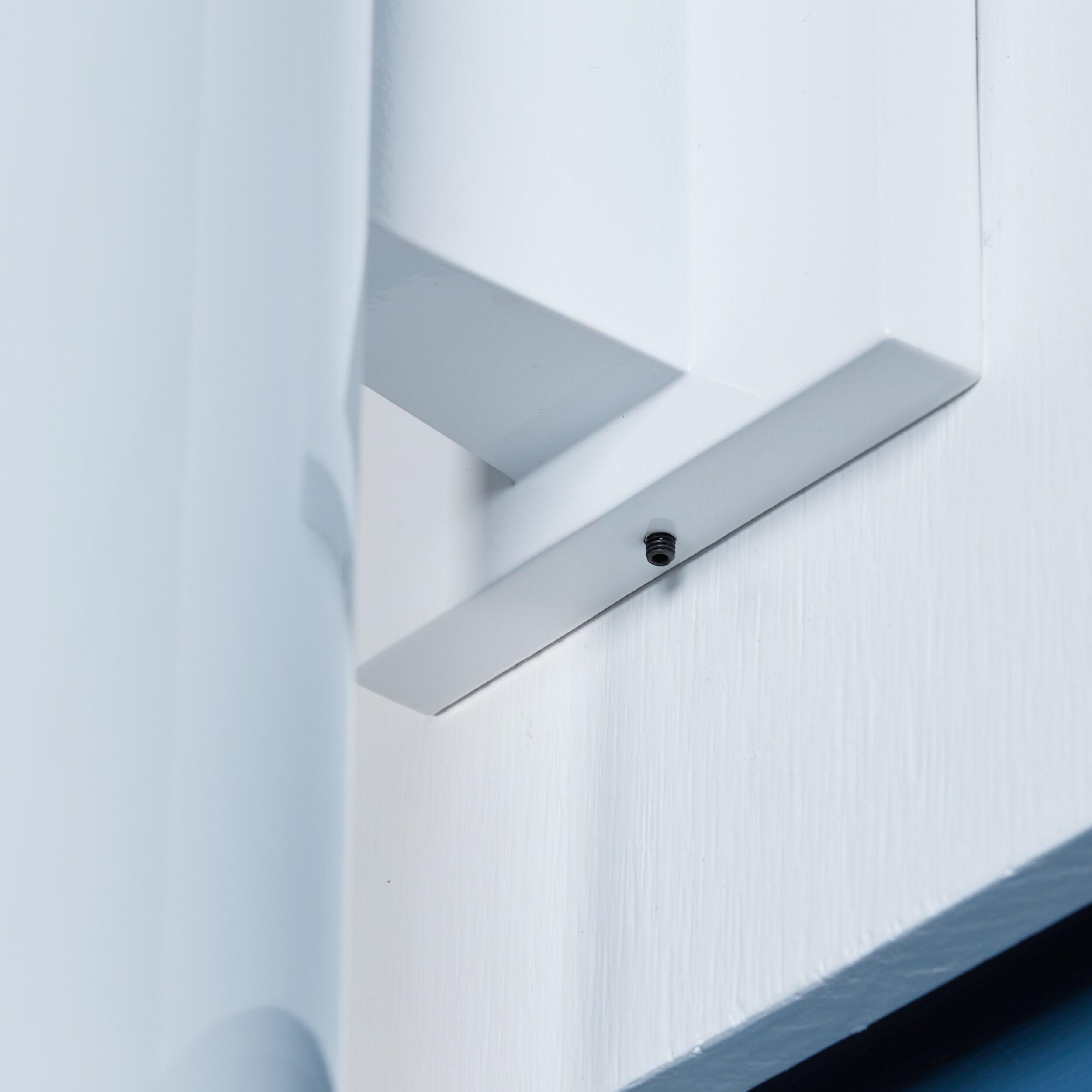 Porcia Outdoor Sconce - White / 18.25"H