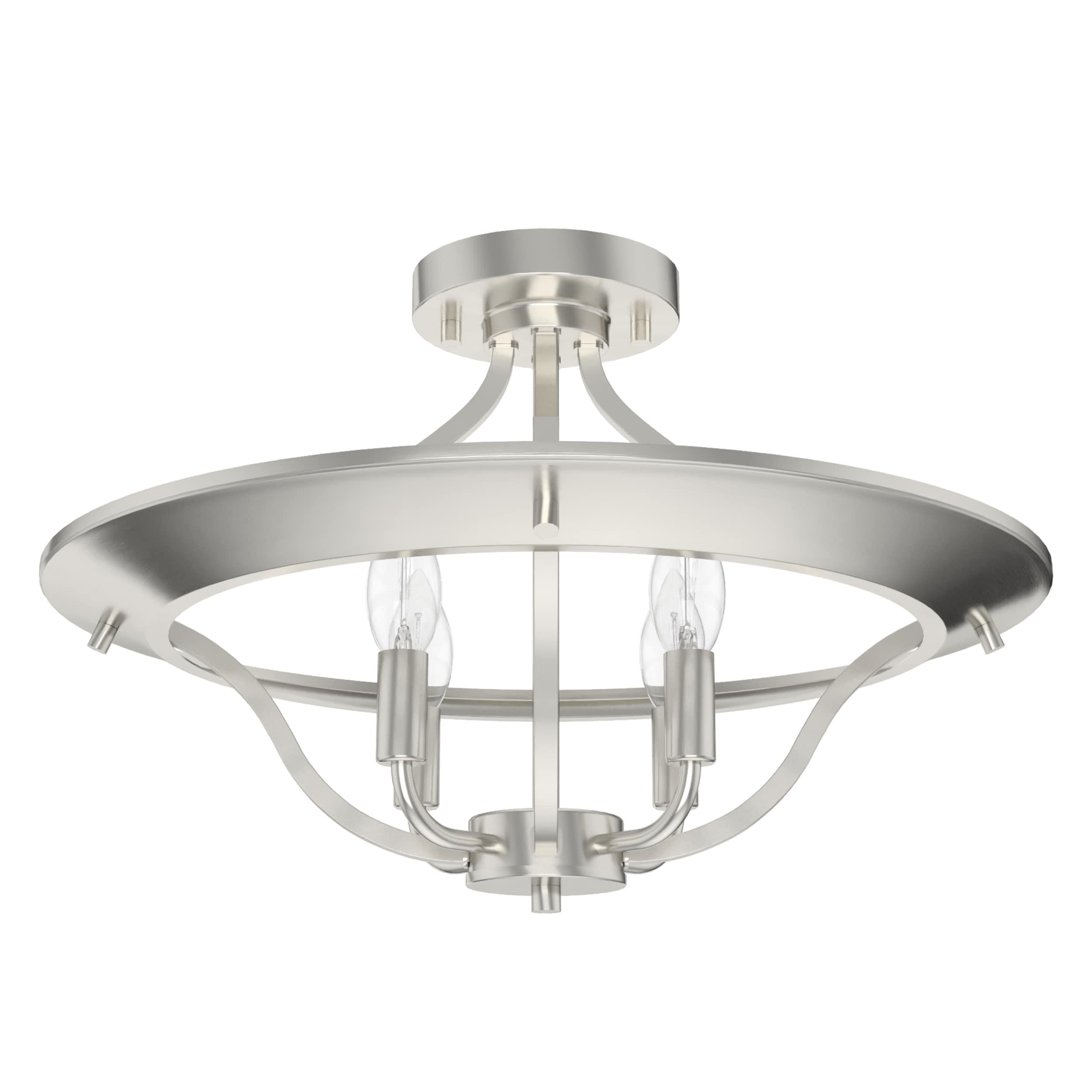 Hunter Fan Perch Point 4 Light Semi Flush Mount