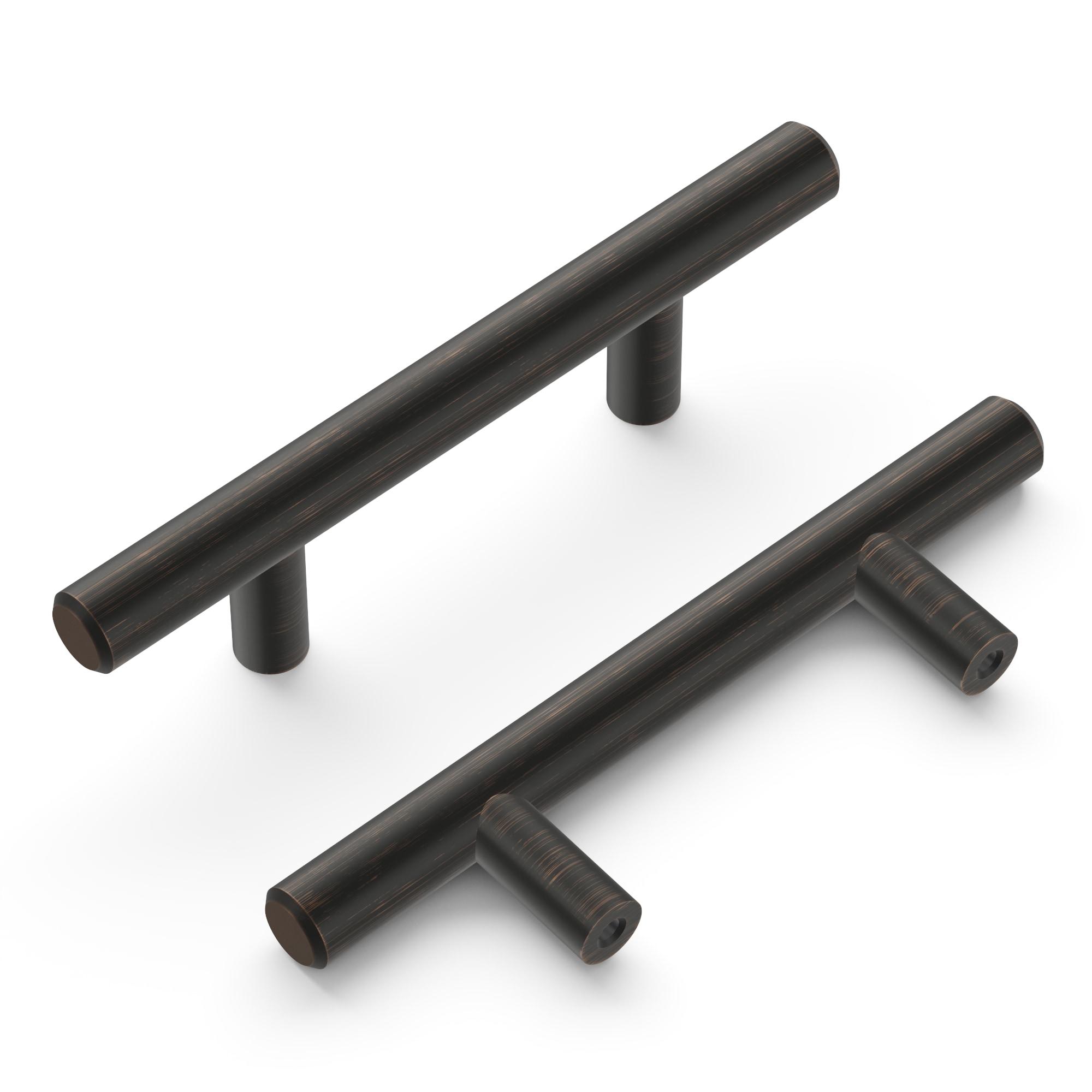Bar Pull Kitchen Cabinet Handles, Solid Core Drawer Pulls for Cabinet Doors, 2-1/2" (64mm)