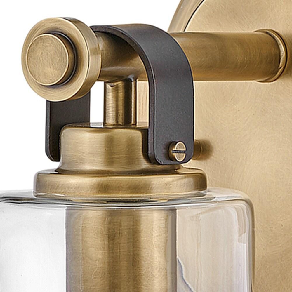 April Single Transparent Dimmable Bath Sconce