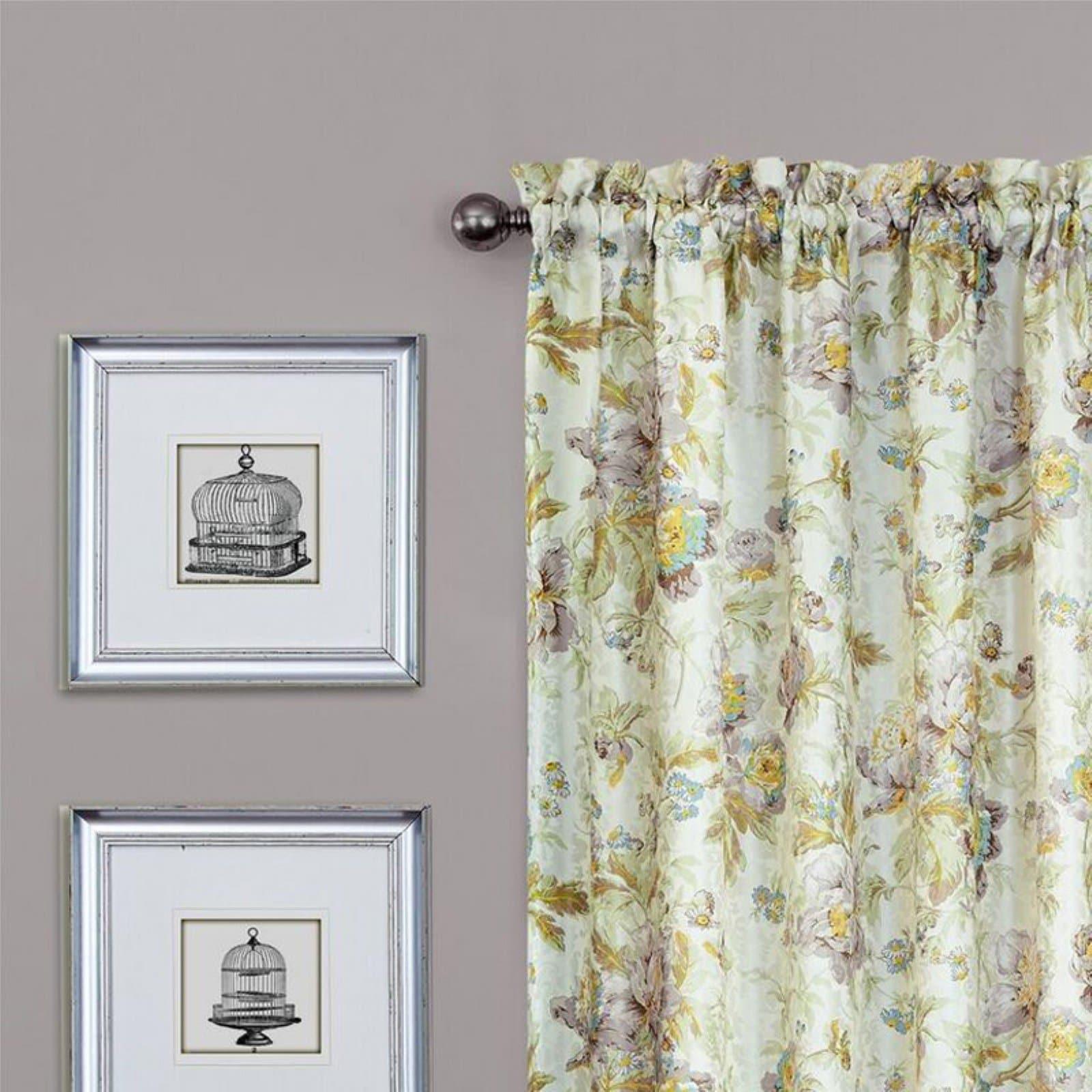 Forever Yours Floral 52" Curtain Window Valance