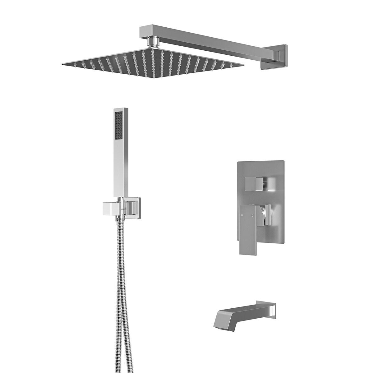 Calder Complete Shower System with Rough in-Valve