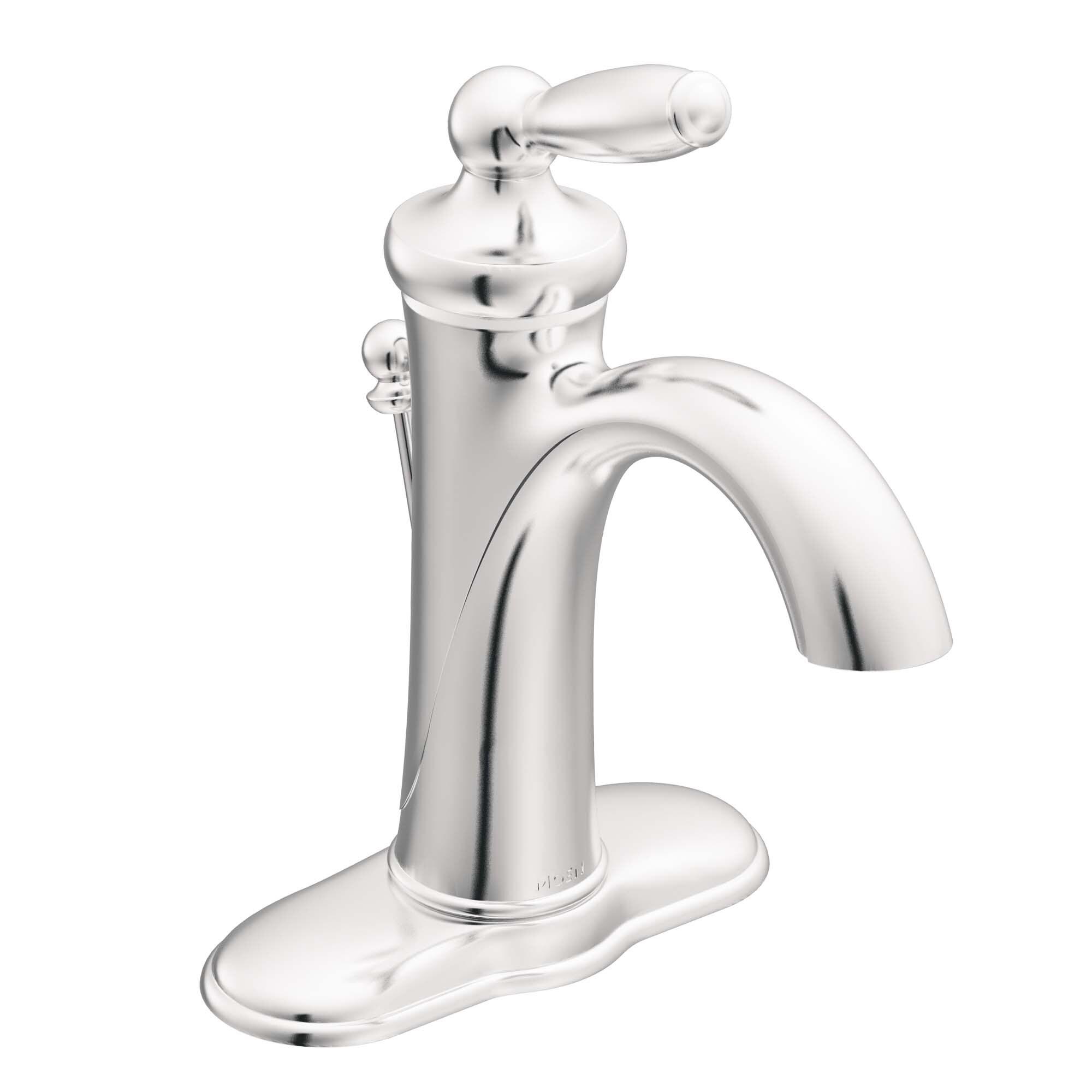 Brantford Single Hole Bathroom Faucet with Drain Assembly