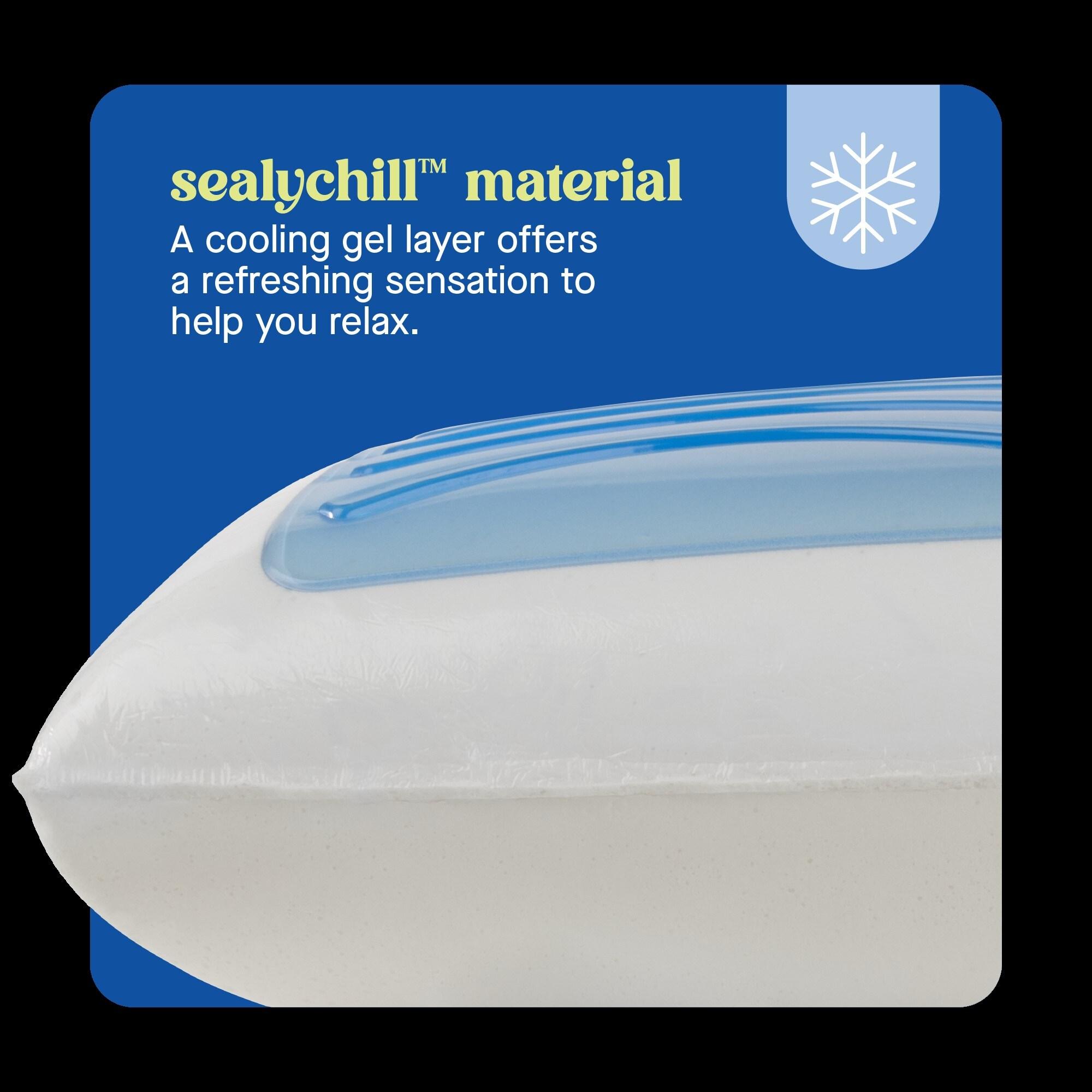 Sealy Dreamlife Memory Foam Gel Medium Firm Pillow