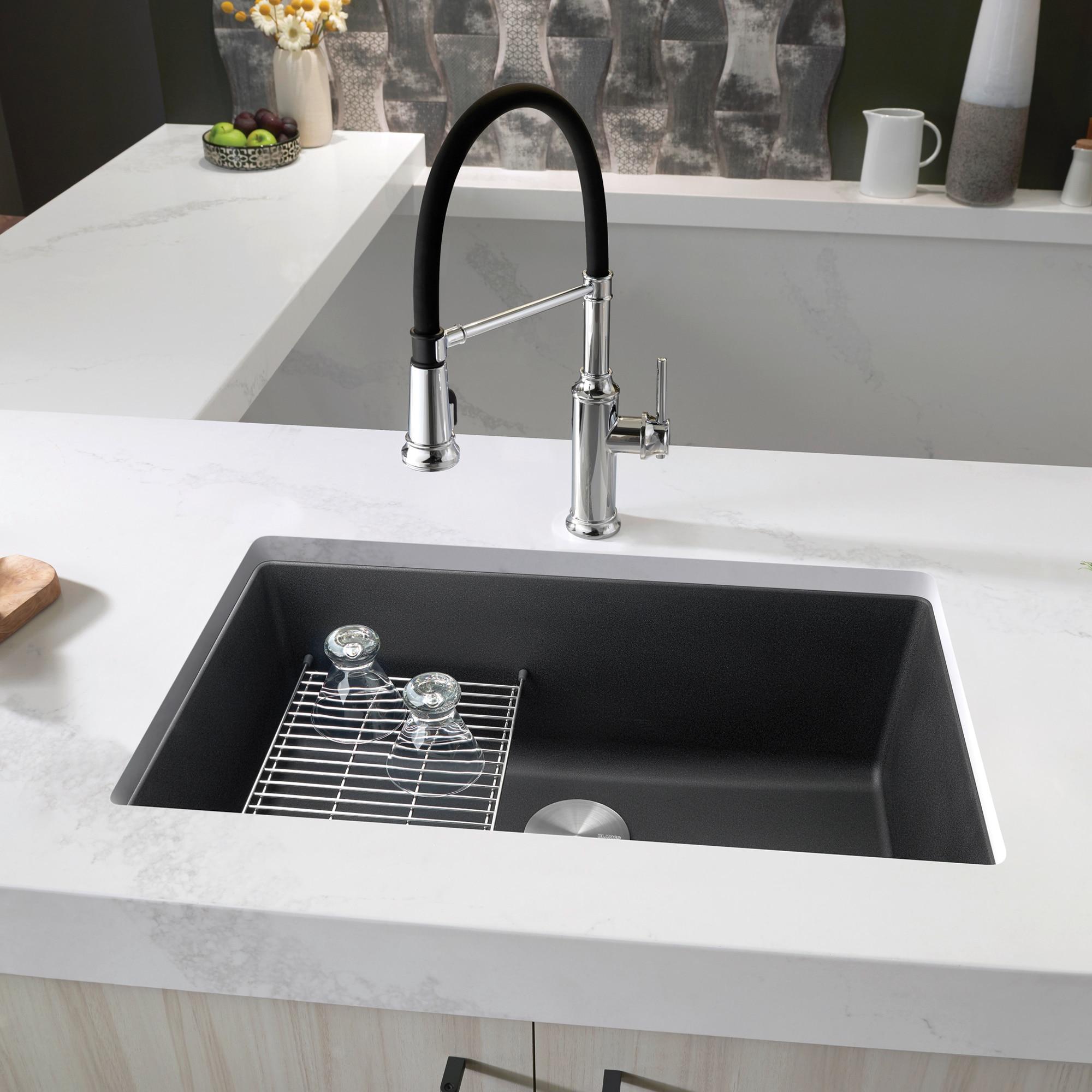 Precis SILGRANIT 30" L X 18" W Undermount Kitchen Sink