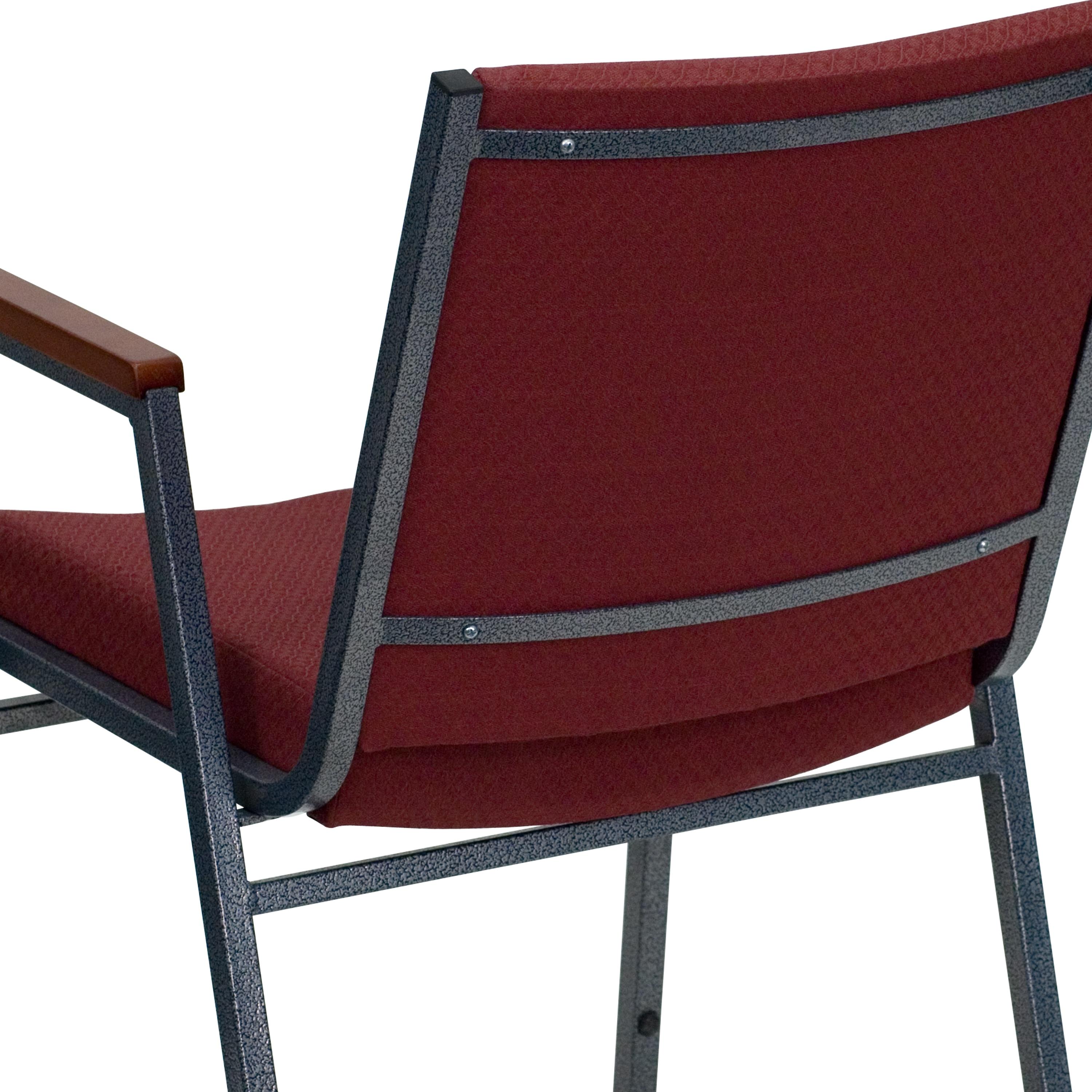 Offex Aliya Heavy Duty Stack Chair with Arms
