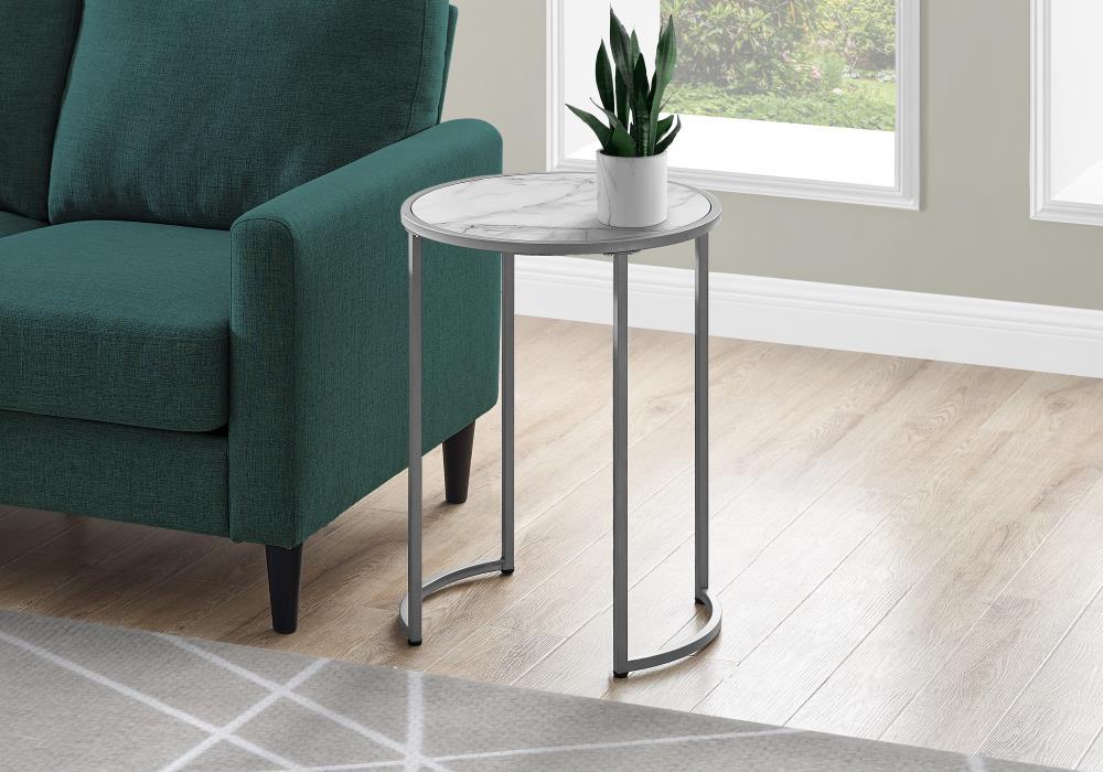 Wrought Studio™ Nightstand, Modern Accent Table, Living Room Round End Table