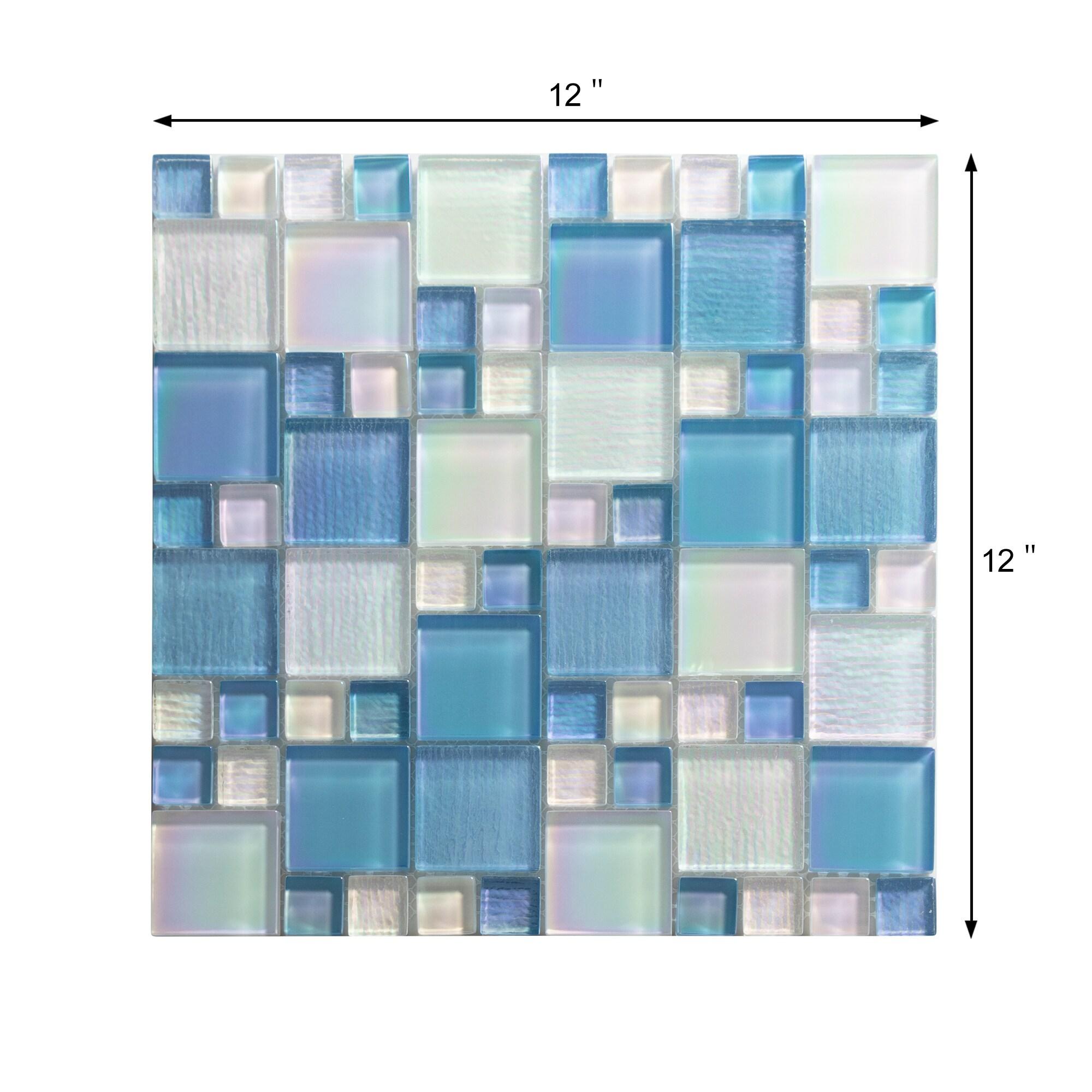 Reflections Artista Glass Versailles Mosaic Sheet Tile