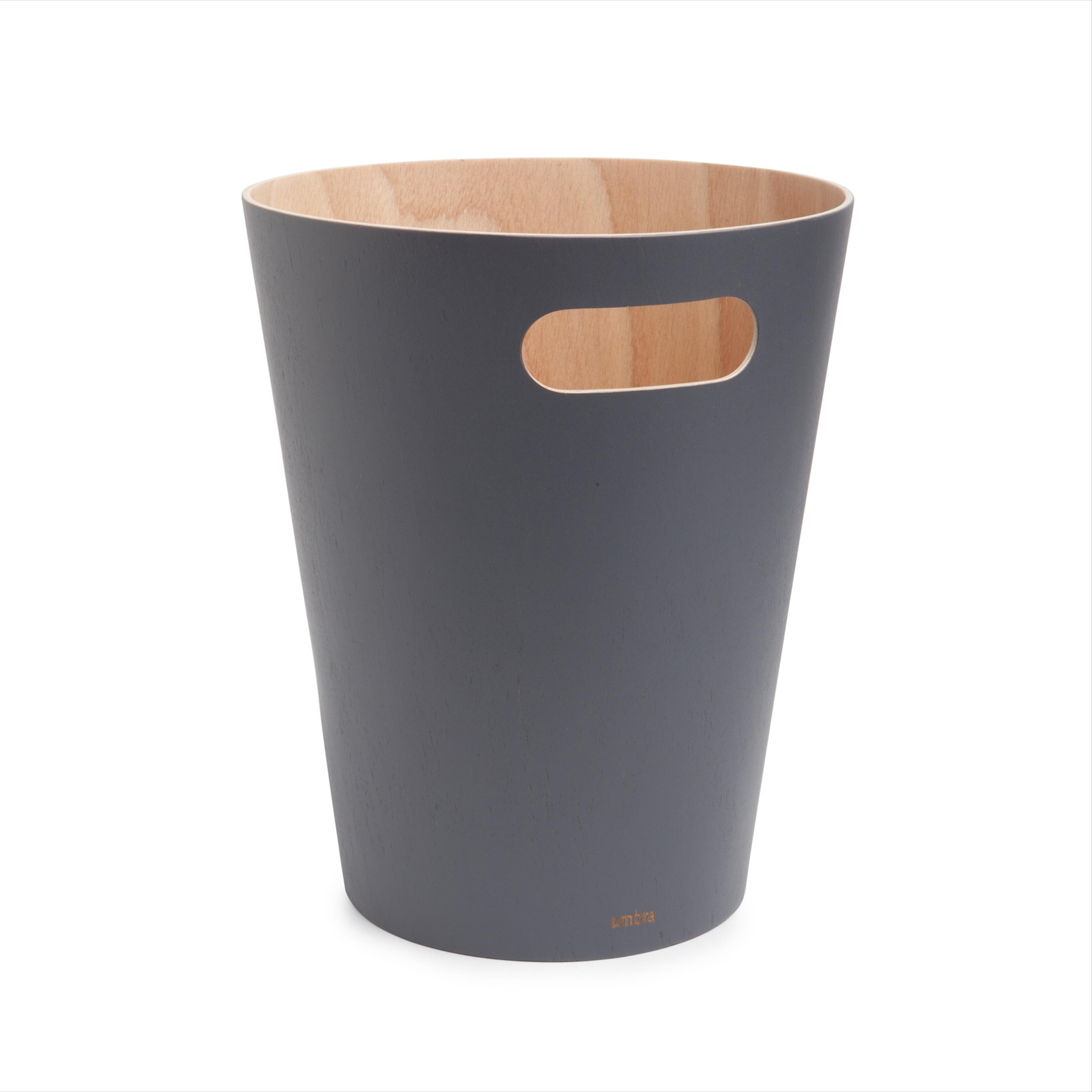 Zallie Trash Can - Charcoal