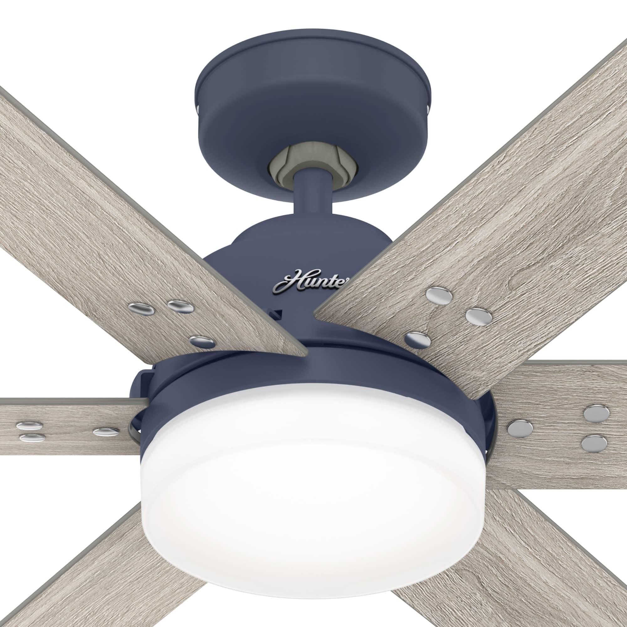 Hunter Fan 44" Pacer 6 - Blade Ceiling Fan with Lights and Remote