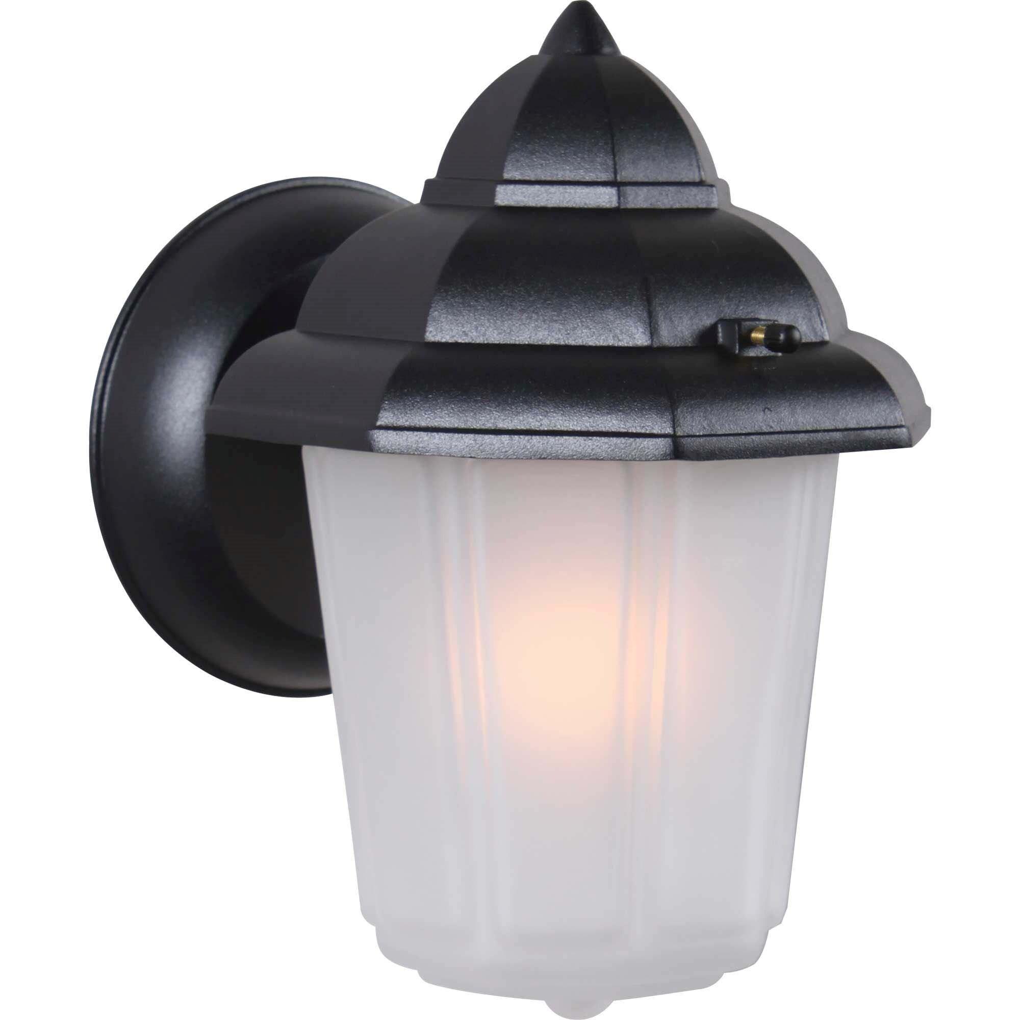 Volume Lighting V8888 1 Light 8.75" Height Outdoor Wall Sconce - Black