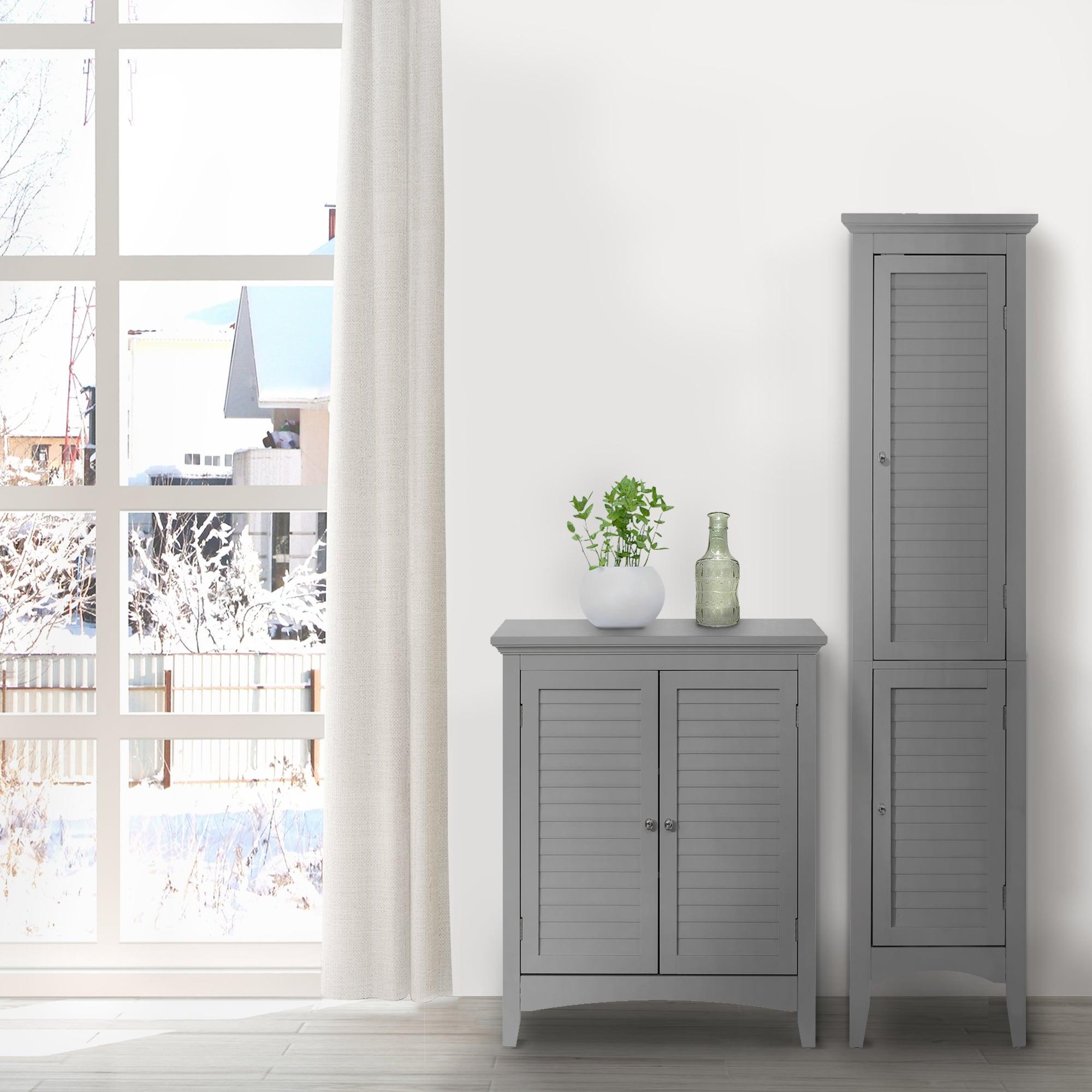 Teamson Home Glancy Freestanding Linen Tower