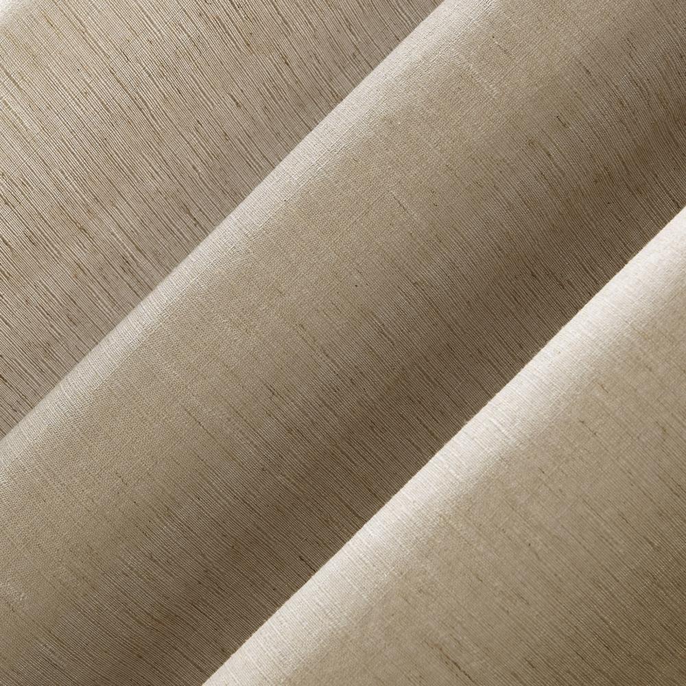 No. 918 Daniela 1-Piece Linen Blend Semi-Sheer Rod Pocket Curtain Panel, 54"x84", Taupe