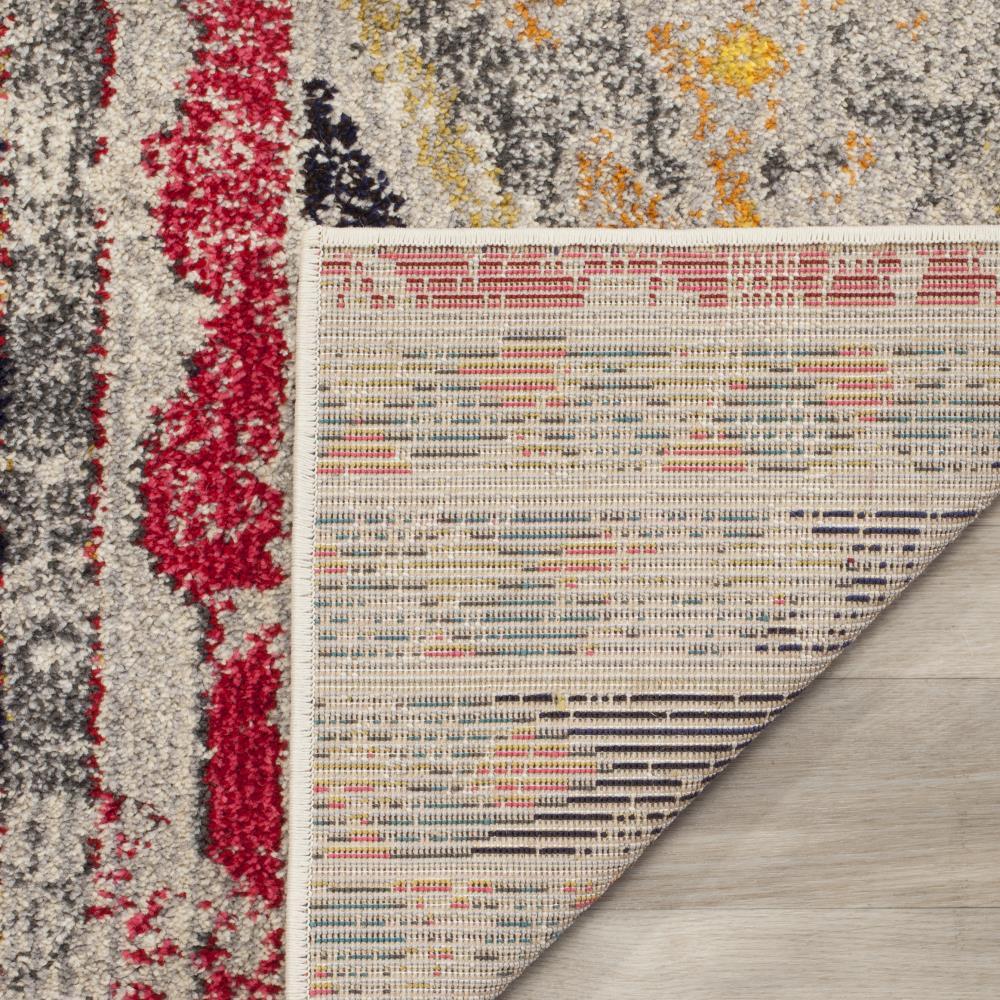 Monaco MNC222 Power Loomed Indoor Area Rug - Light Grey/Multi - 10'x14' - Safavieh