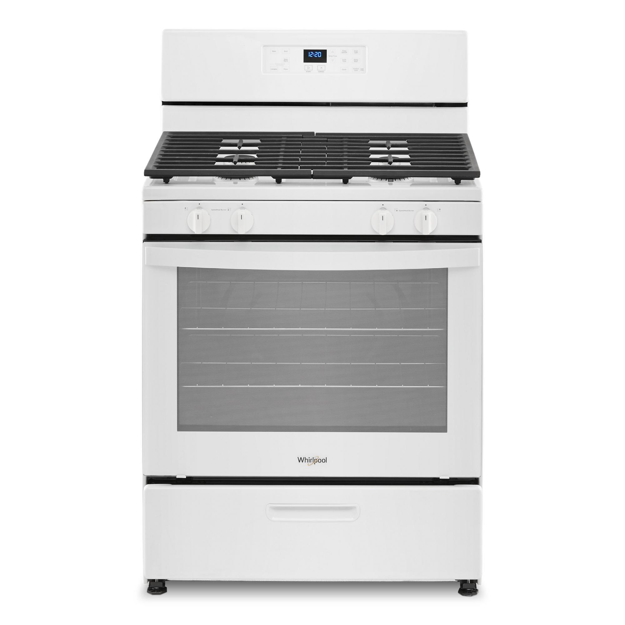 WHIRLPOOL WFG320M0MW 30" free standing gas range