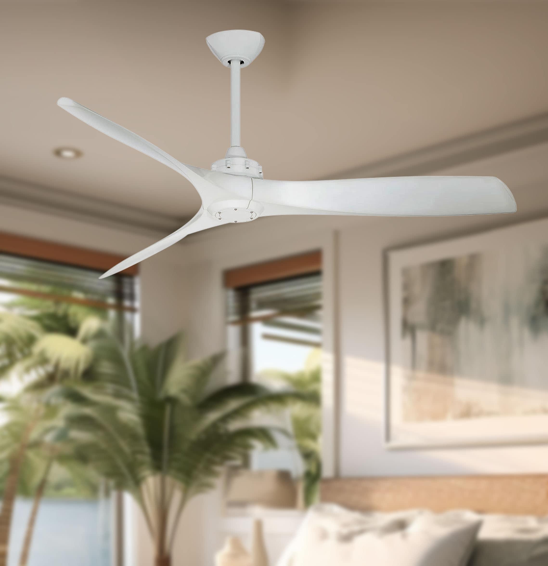 60" 3 - Blade Propeller Ceiling Fan with Remote Control