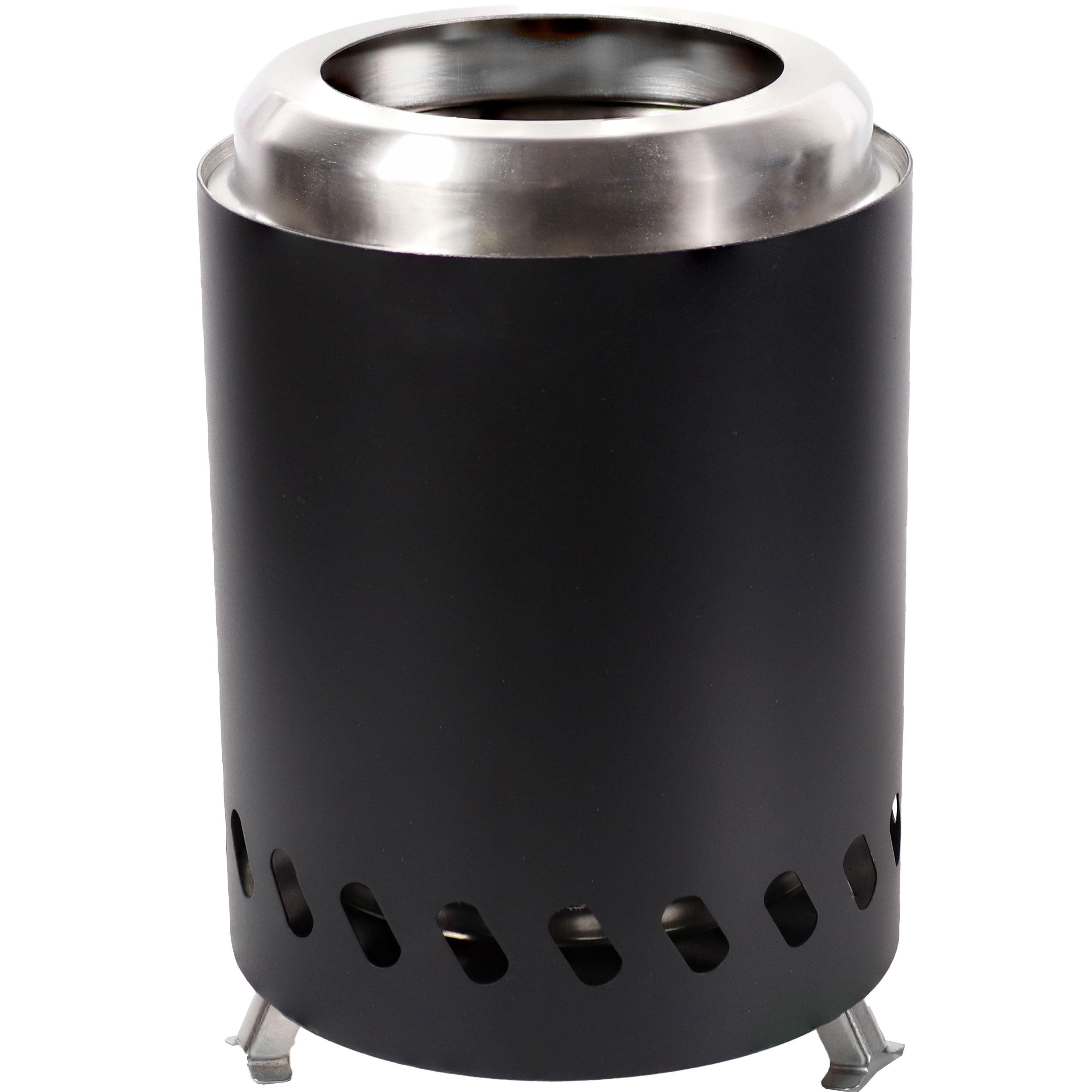 Sunnydaze Stainless Steel Tabletop Smokeless Fire Pit