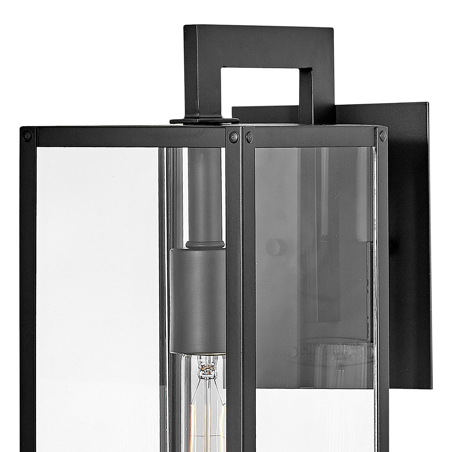 Latimer Outdoor Sconce - Black / Small