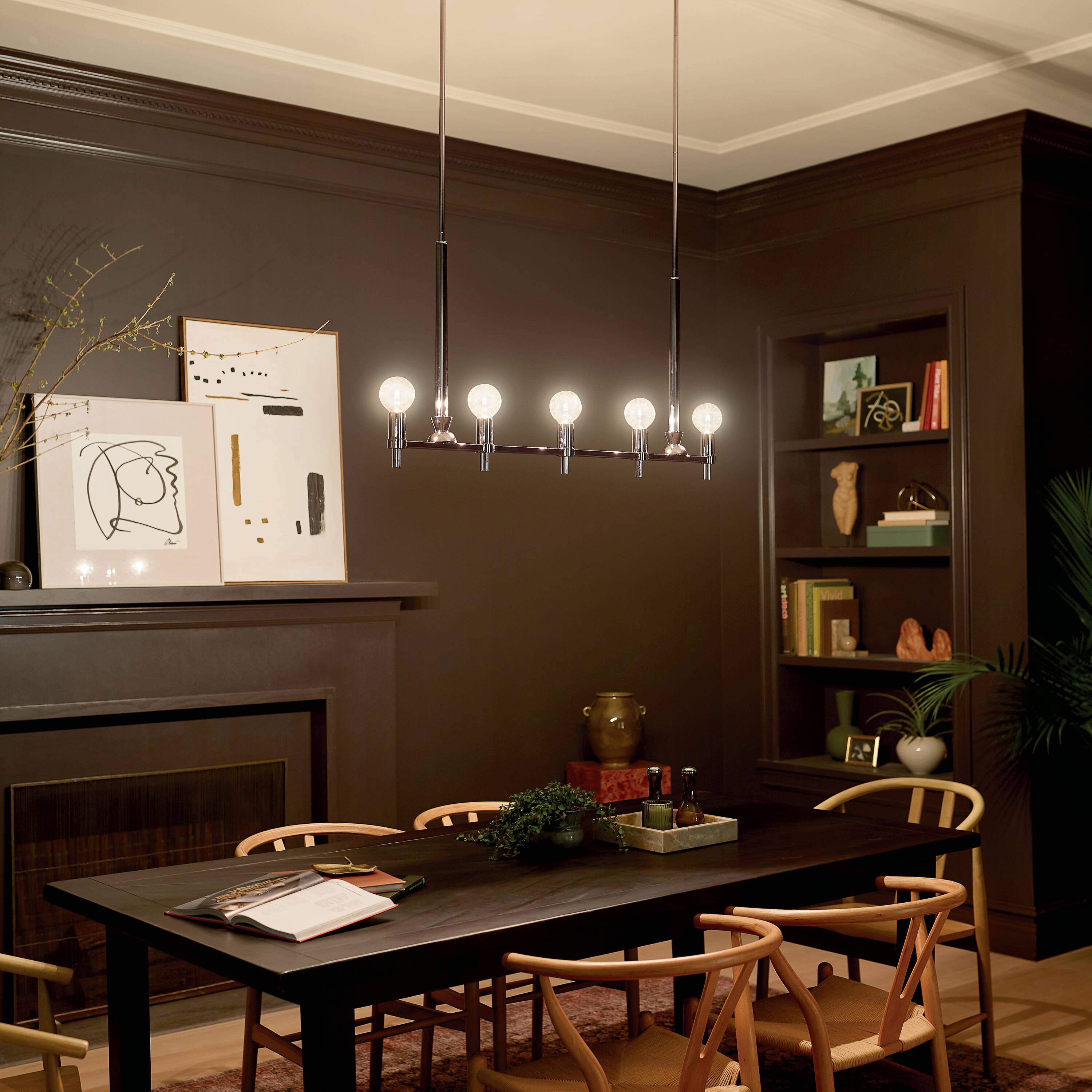 Kichler Lighting Torvee 5 - Light Chandelier in  Nickel Textured