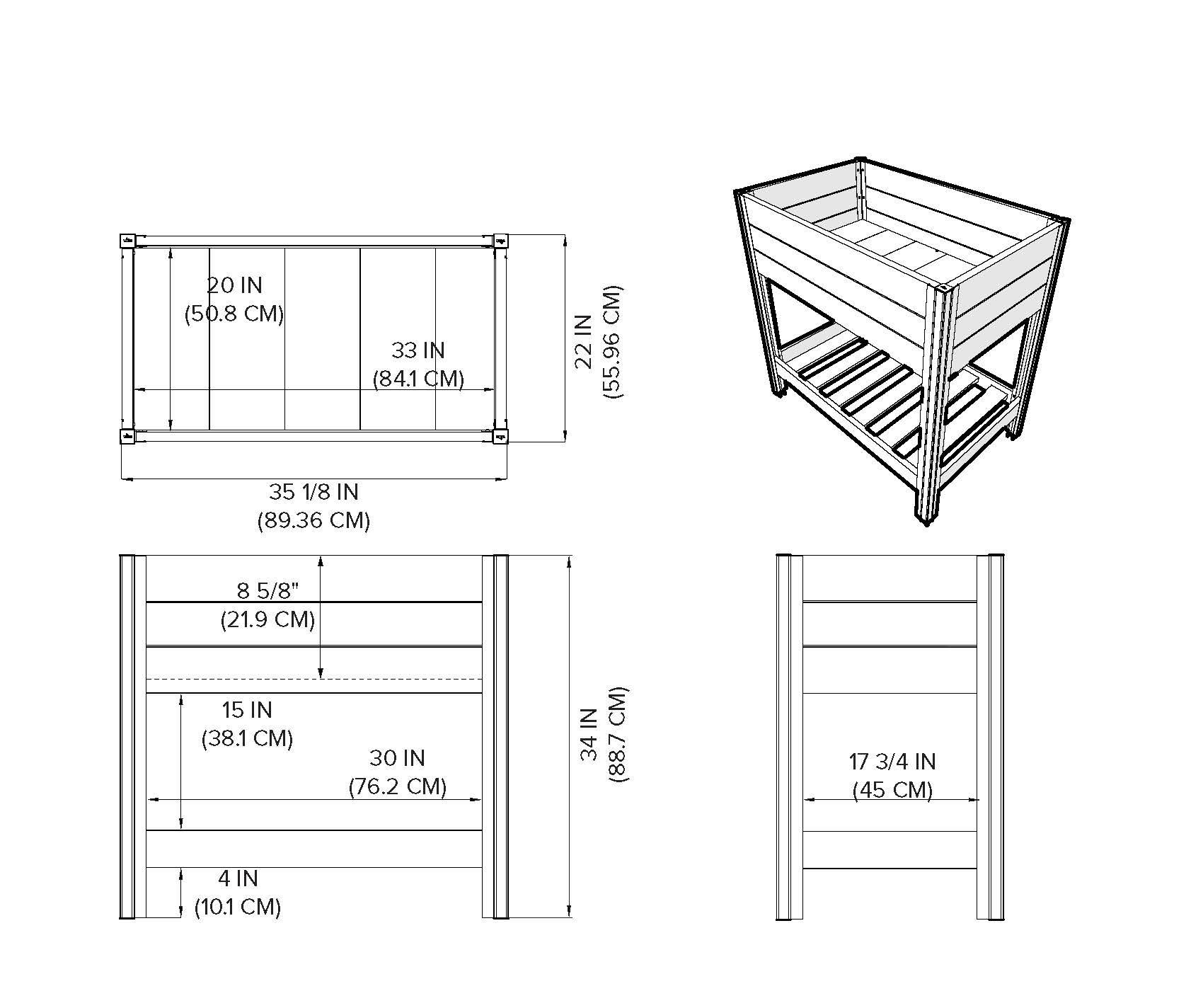 Urbana Elevated Planter