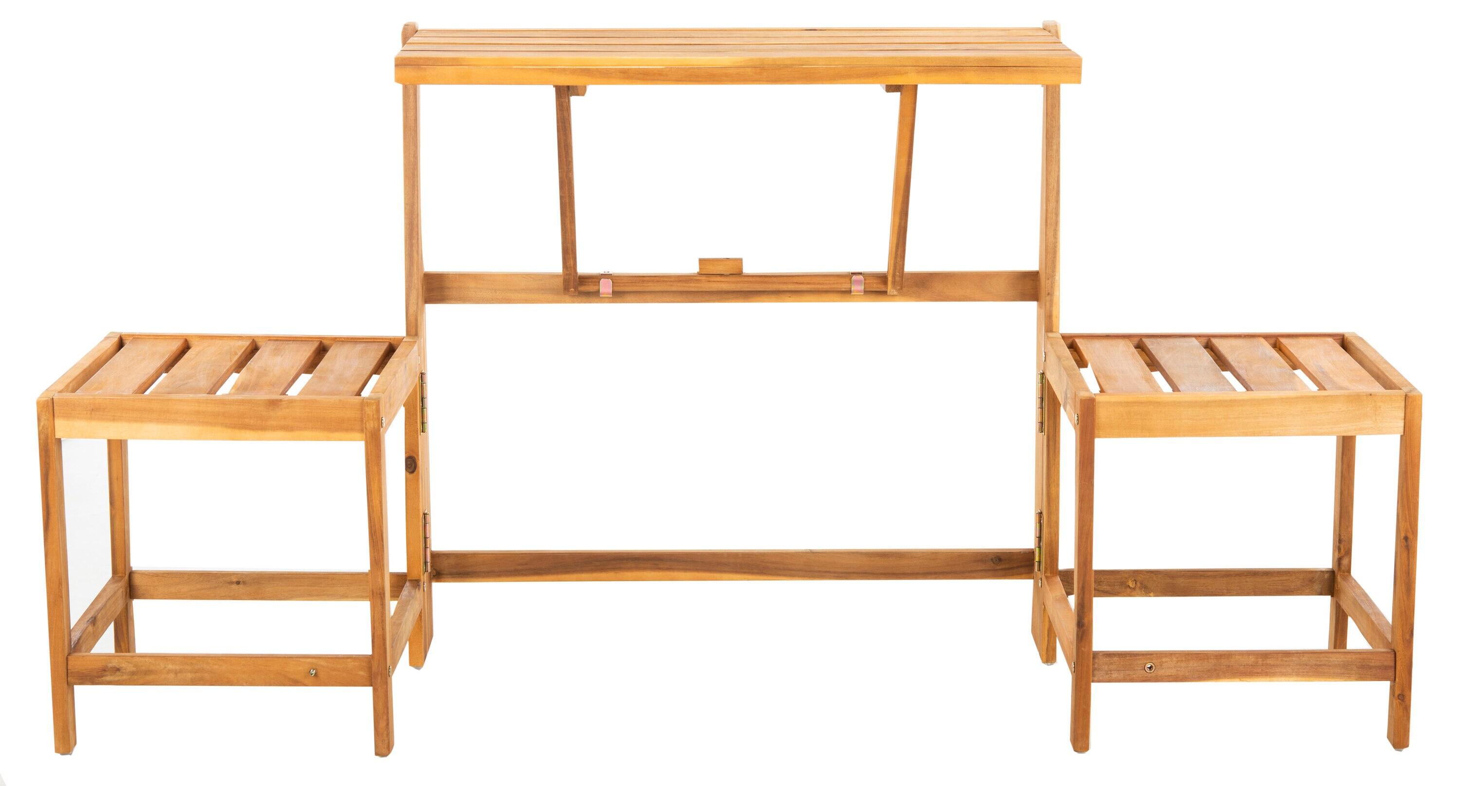 Belamy Transformer Bench - Outdoor - PAT6752 - Natural - Safavieh