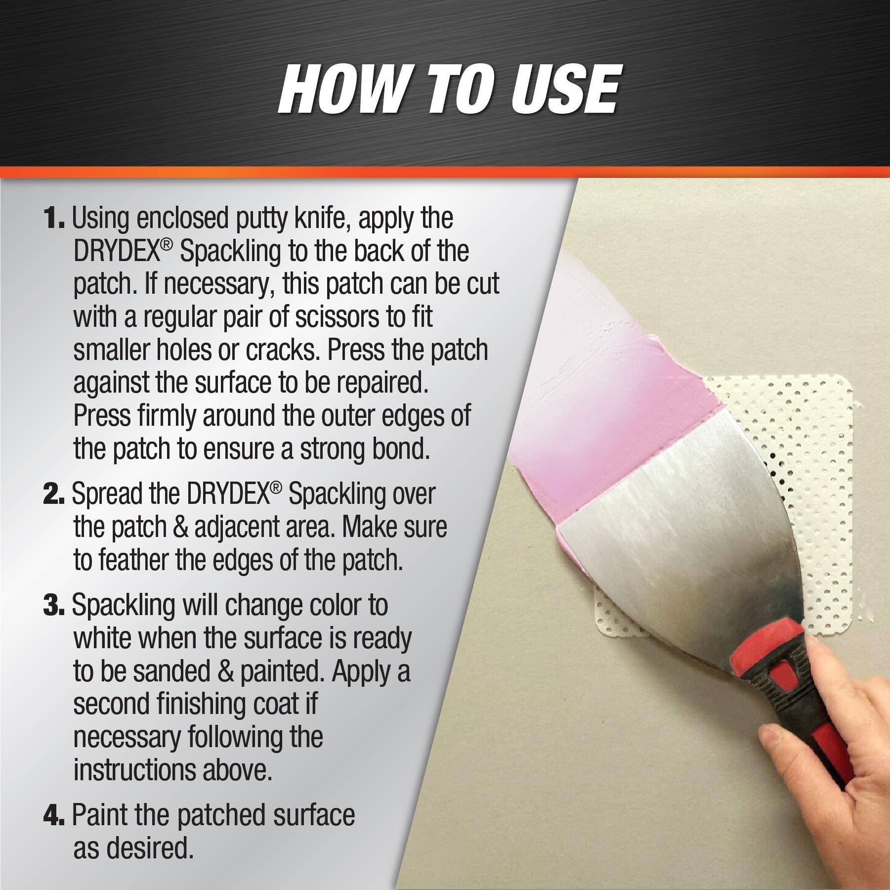Dap Wall Repair Kit: Wall Putty & Spackle Kit for Patching & Repair, Plaster Wall Filler, 2.5 lb