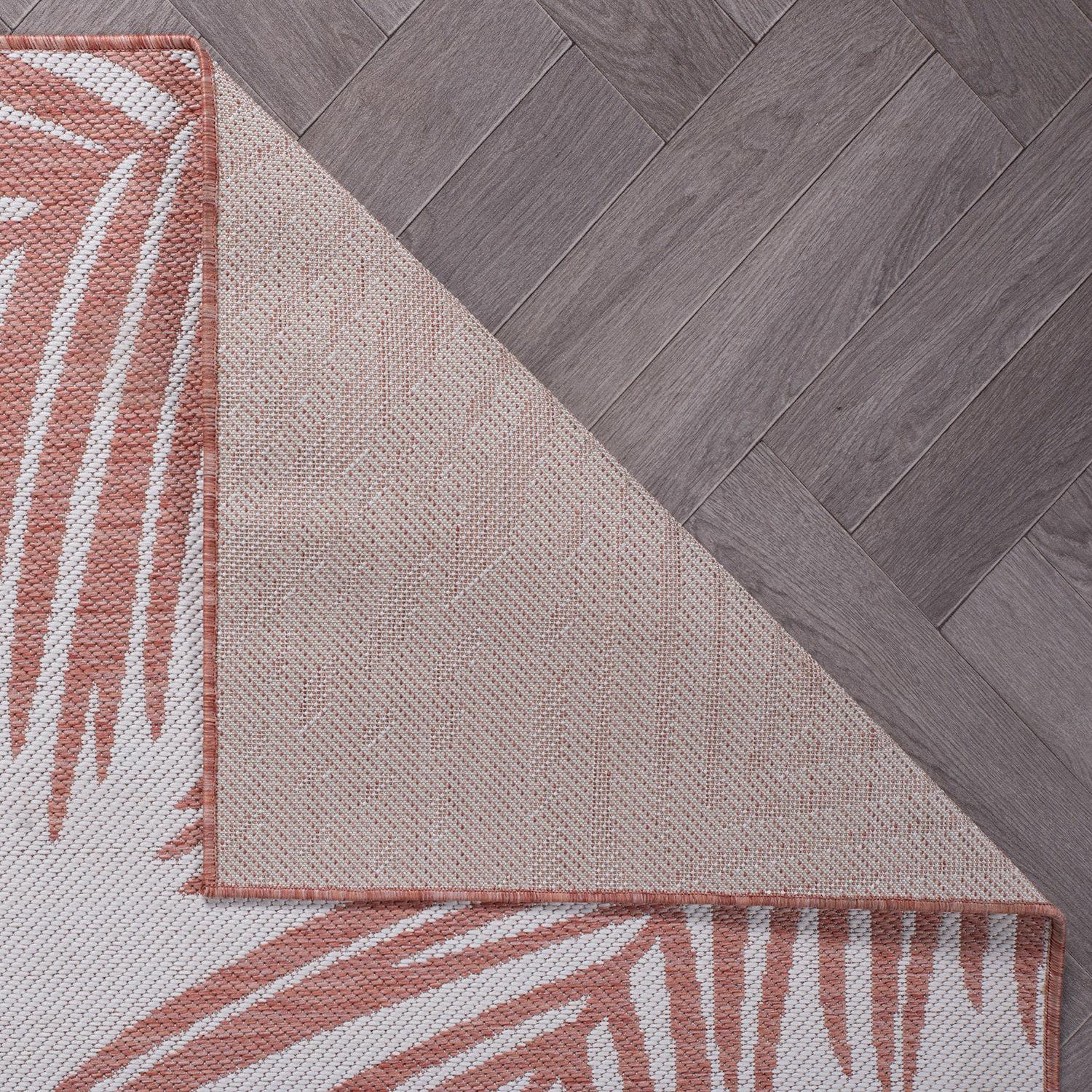 World Rug Gallery Contemporary Distressed Leaves Textured Flat Weave Indoor/Outdoor Area Rug - TERRA 2'x3'