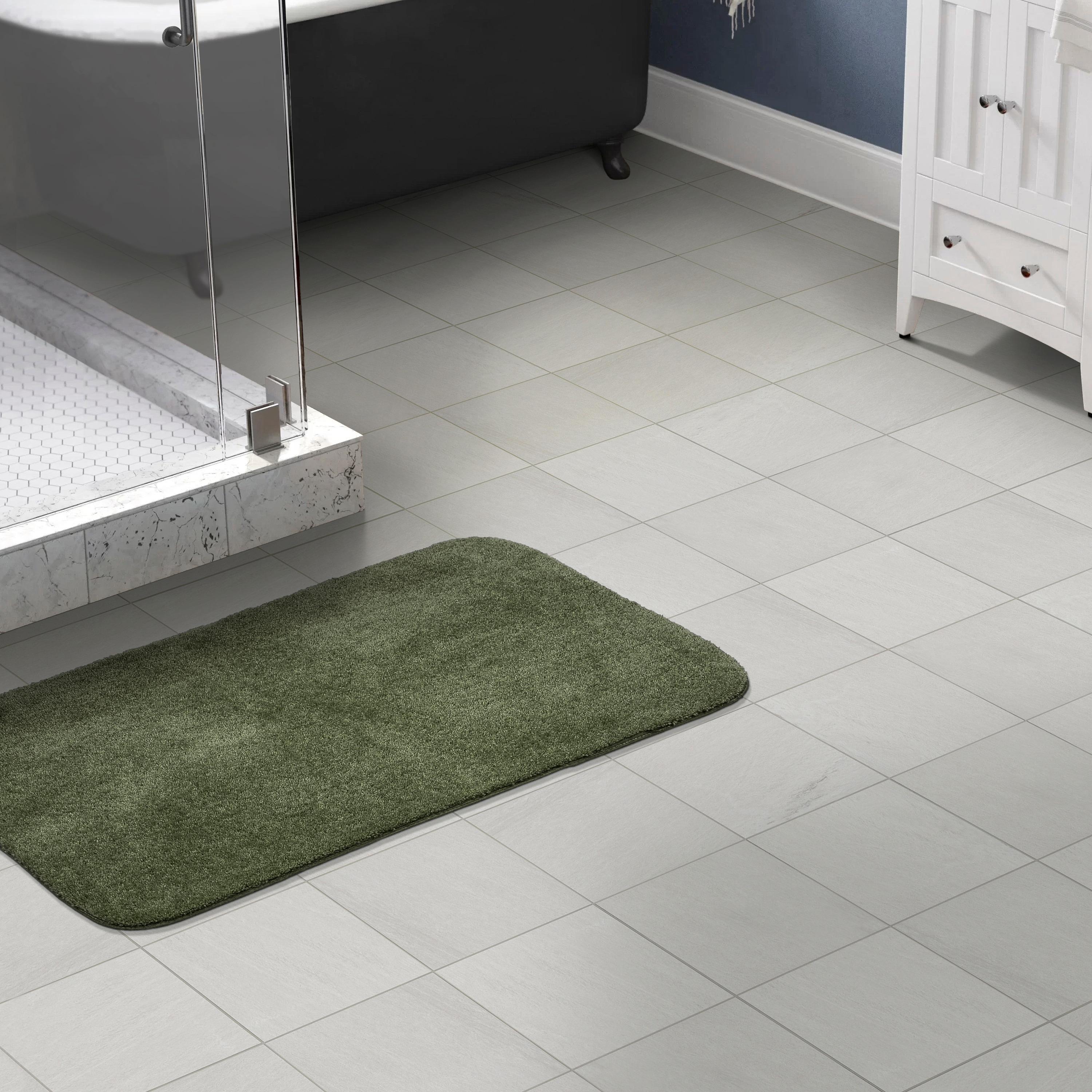 Garland Rug Traditional Nylon Washable Deep Fern 30" X 50" Bath Rug - Soft, Absorbent, And Stylish for Your Bathroom