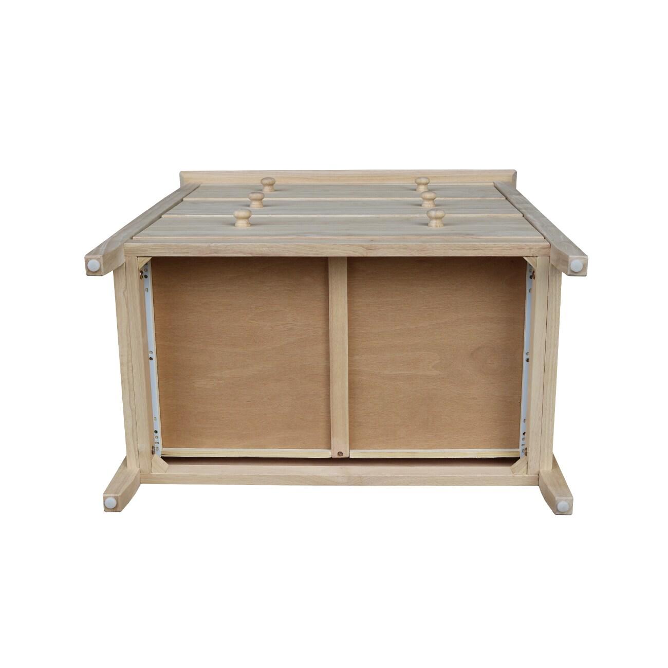 Brooklyn 3-Drawer Unfinished Wood Chest of Drawers