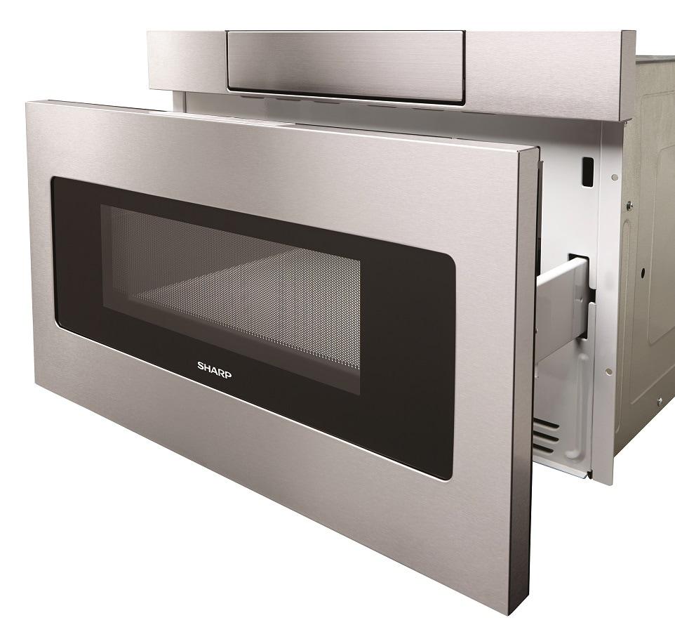 Sharp 23.875-in 1.2-cu ft 950 -Watt Low Profile Microwave Drawer ( Stainless Steel )