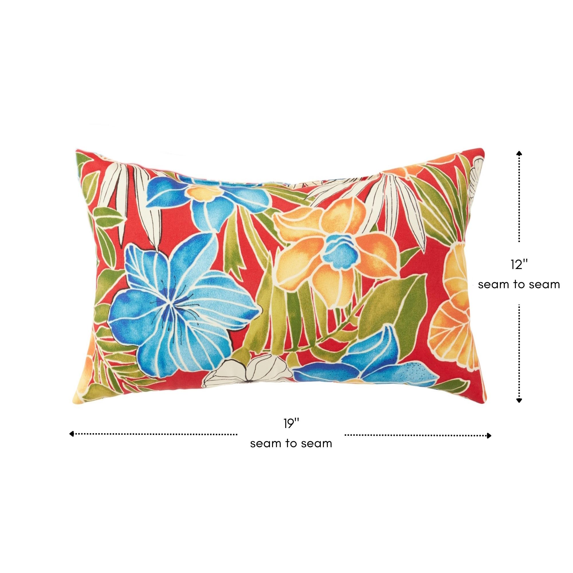 Indoor/Outdoor Reversible Throw Pillow