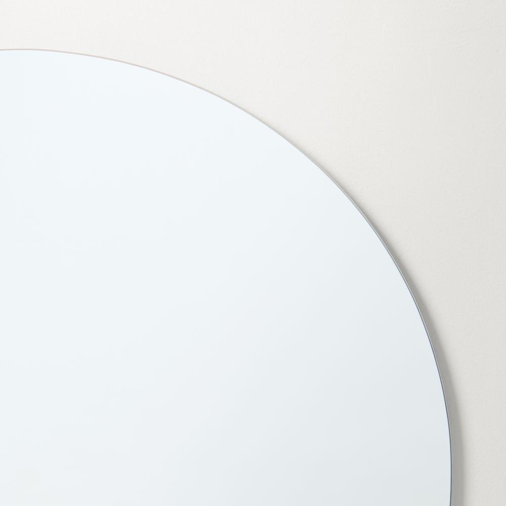 Better Bevel 30" x 30" Frameless Round Mirror | Polished Edge