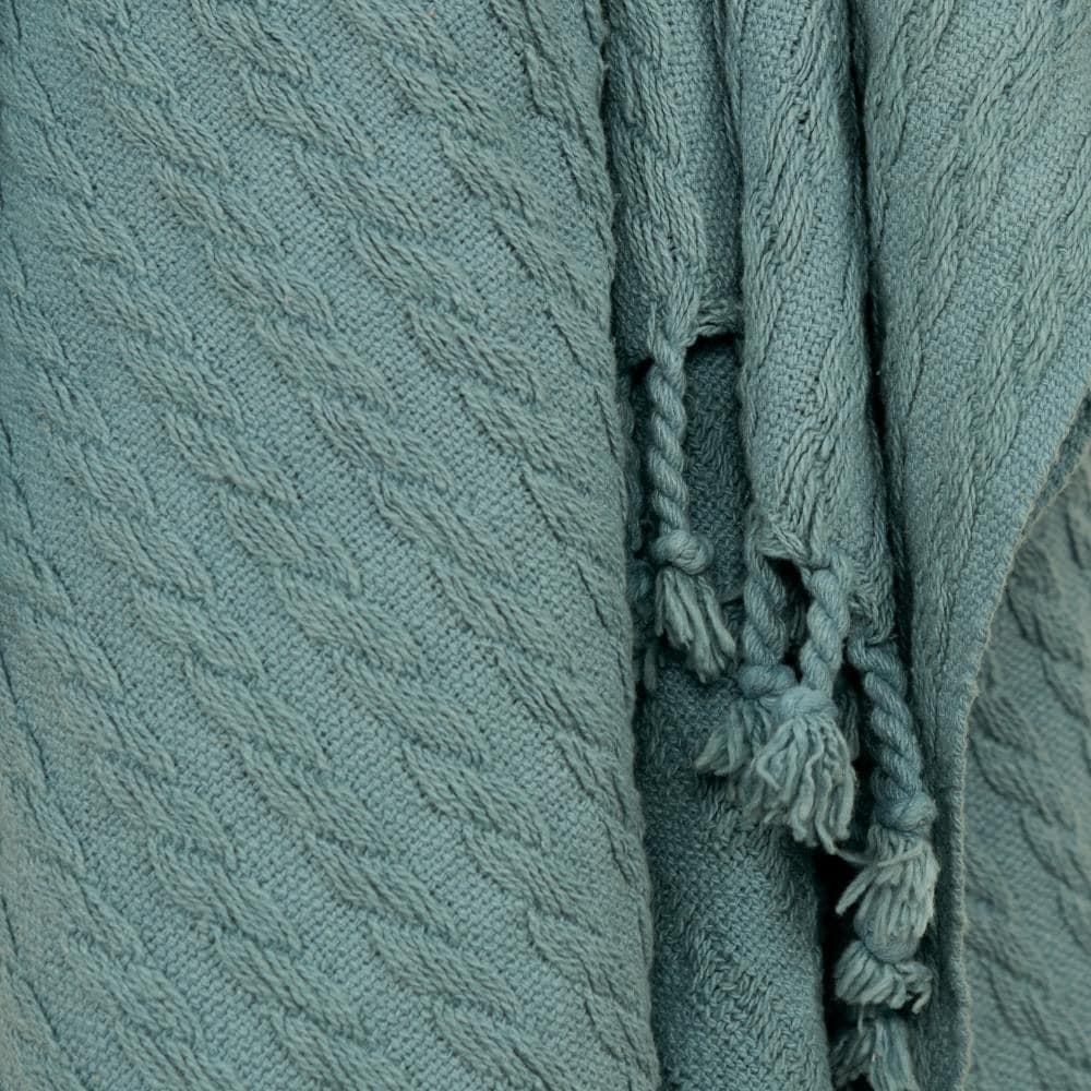 Rizzy Home Hand Woven Throw Blanket