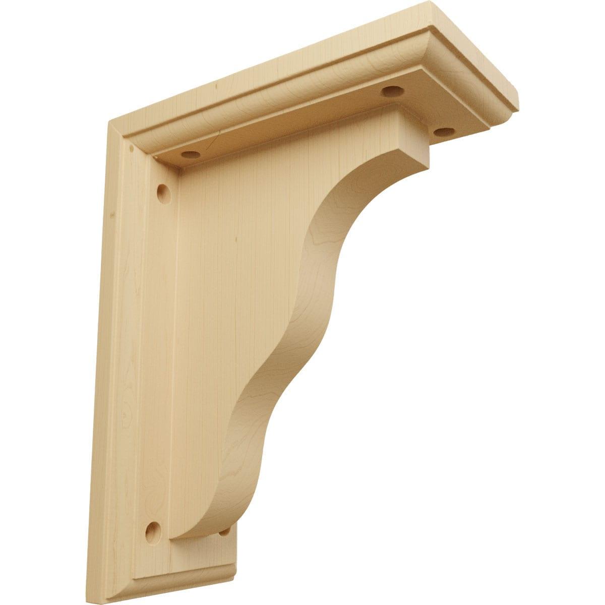 Ekena Millwork Hamilton H W D Wood Bracket / Corbel