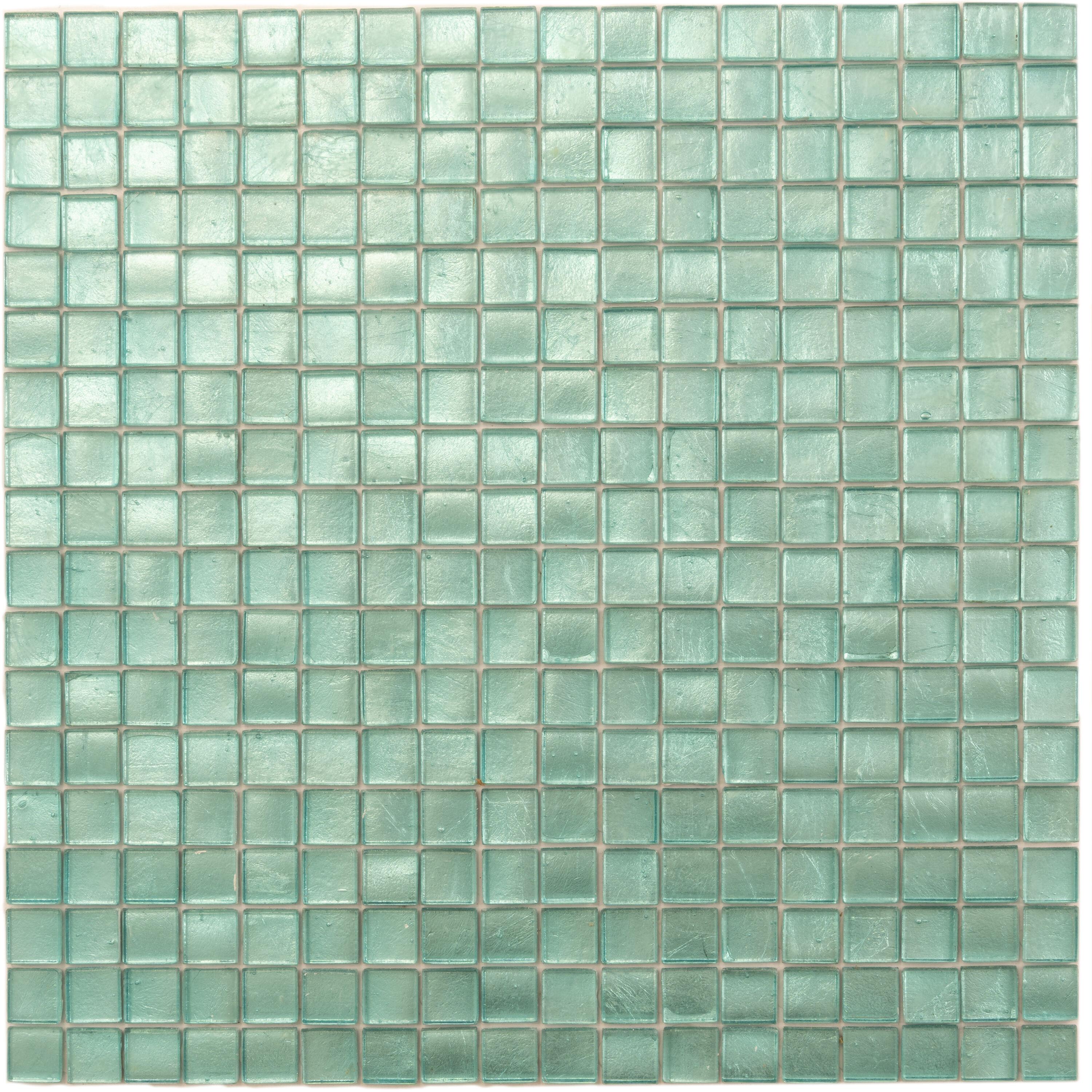 Skosh 0.6" x 0.6" Glass Grid Mosaic Wall & Floor Tile