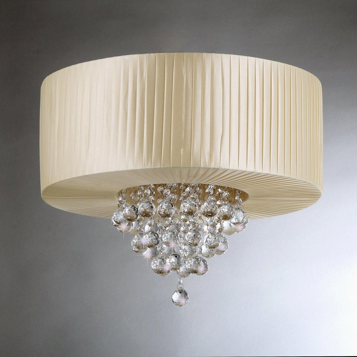 Vanilla Cake RL1058 Crystal Flush Mount Light